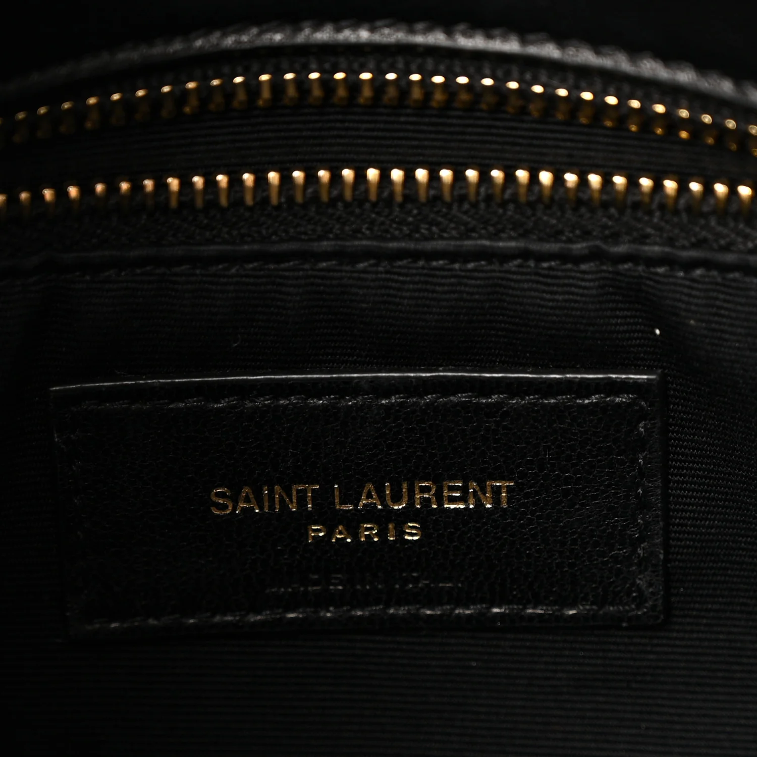 Lambskin Quilted Toy Loulou Puffer Monogram Chain Satchel Black - Image 6