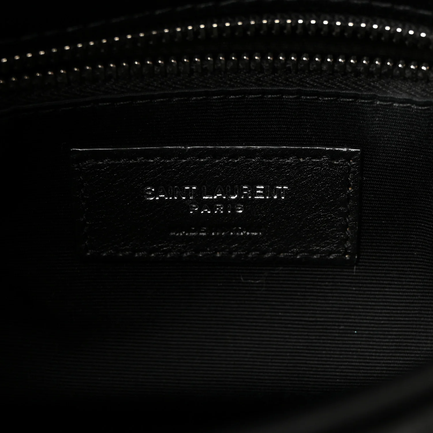 Lambskin Quilted Toy Loulou Puffer Monogram Chain Satchel Black - Image 6