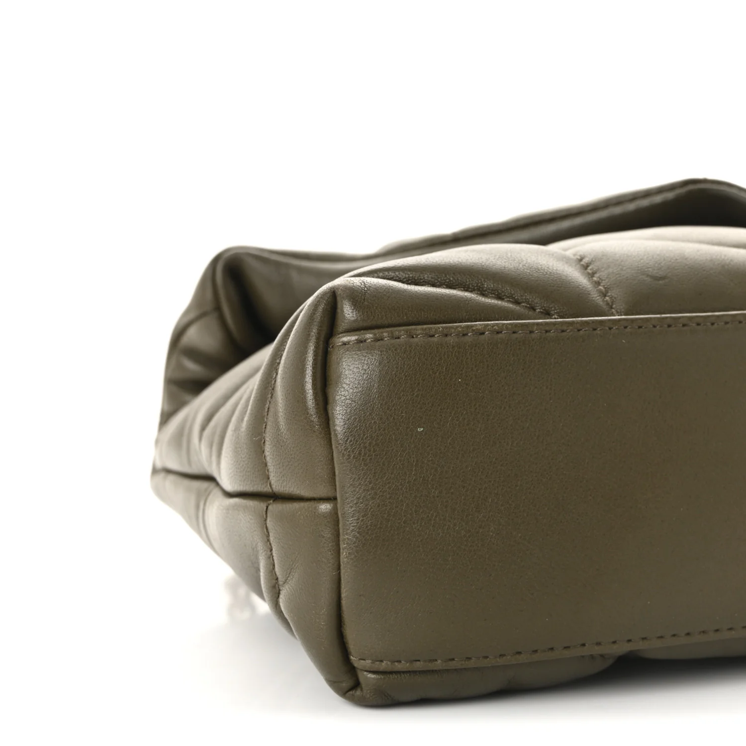 Lambskin Quilted Toy Loulou Puffer Monogram Chain Satchel Light Musk - Image 8