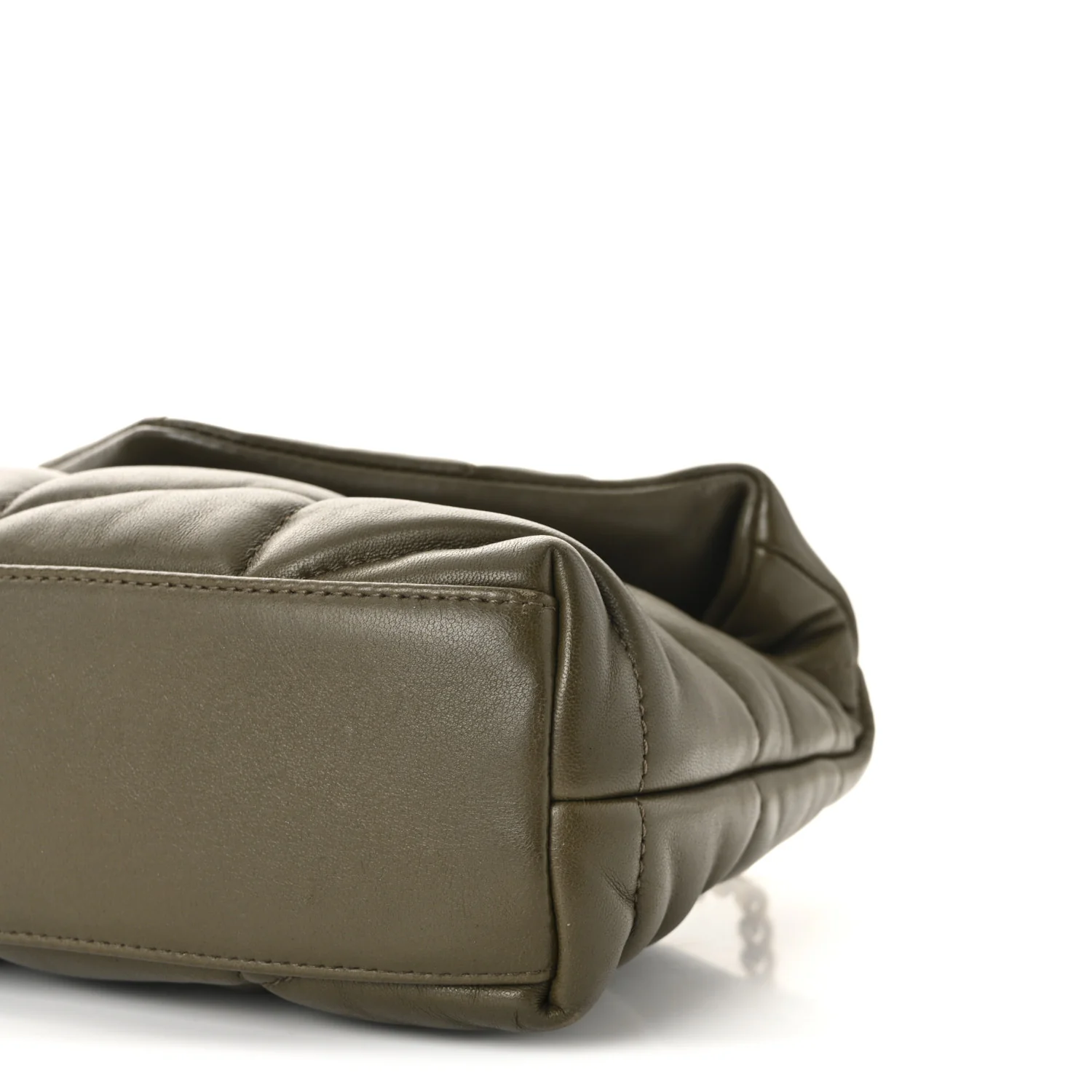 Lambskin Quilted Toy Loulou Puffer Monogram Chain Satchel Light Musk - Image 9