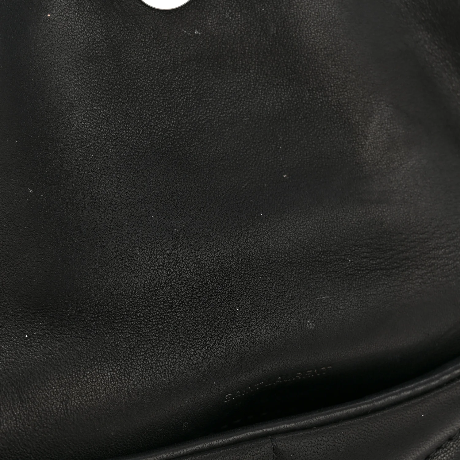 Lambskin Quilted Toy Loulou Puffer Monogram Monochrome Chain Satchel Black - Image 11
