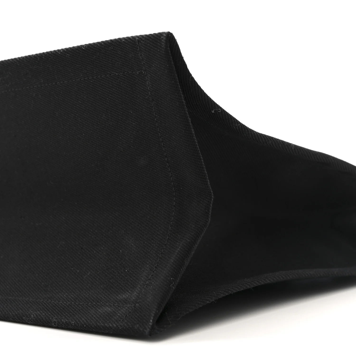 Linen Calfskin Rive Gauche Tote Black - Image 10