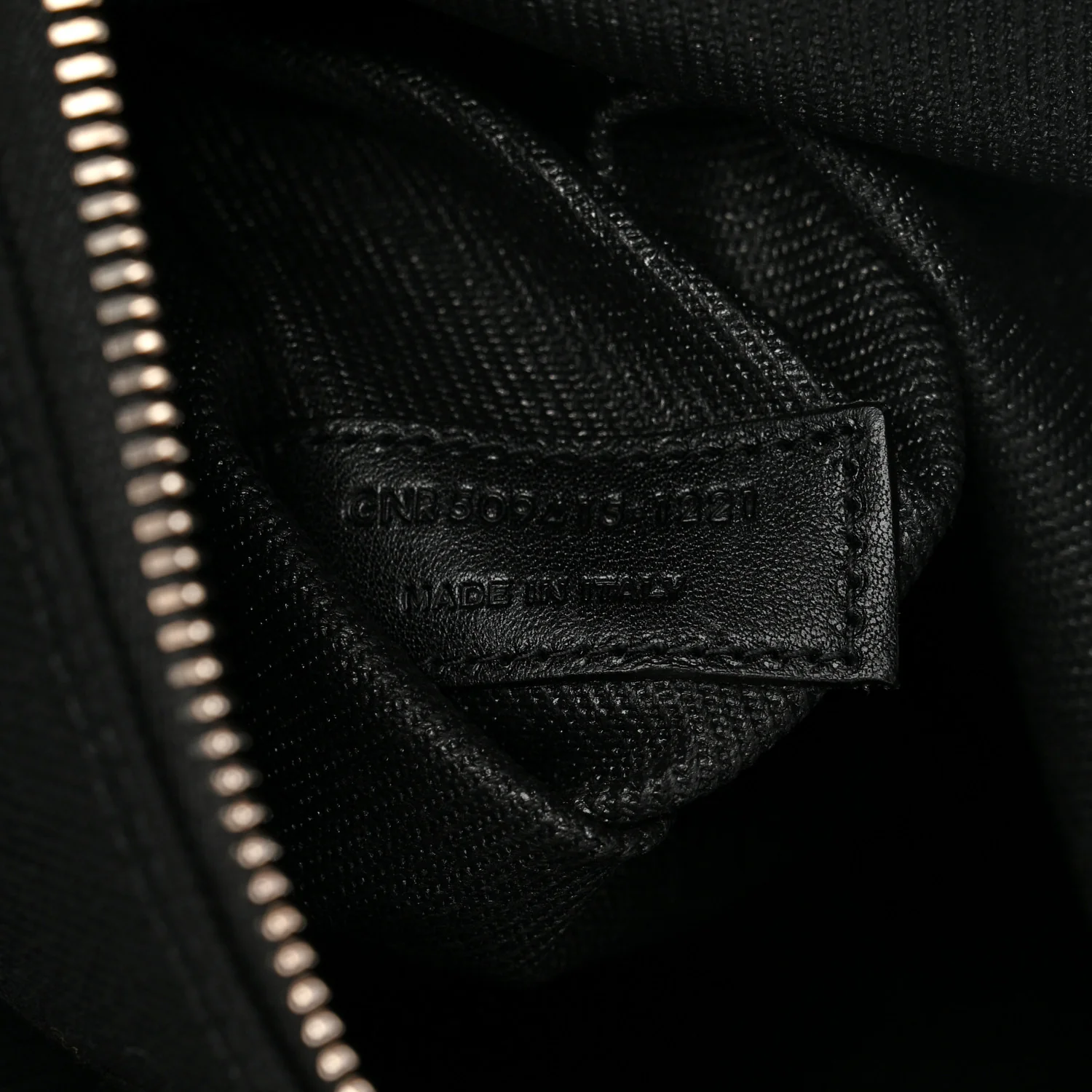 Linen Calfskin Rive Gauche Tote Black - Image 12