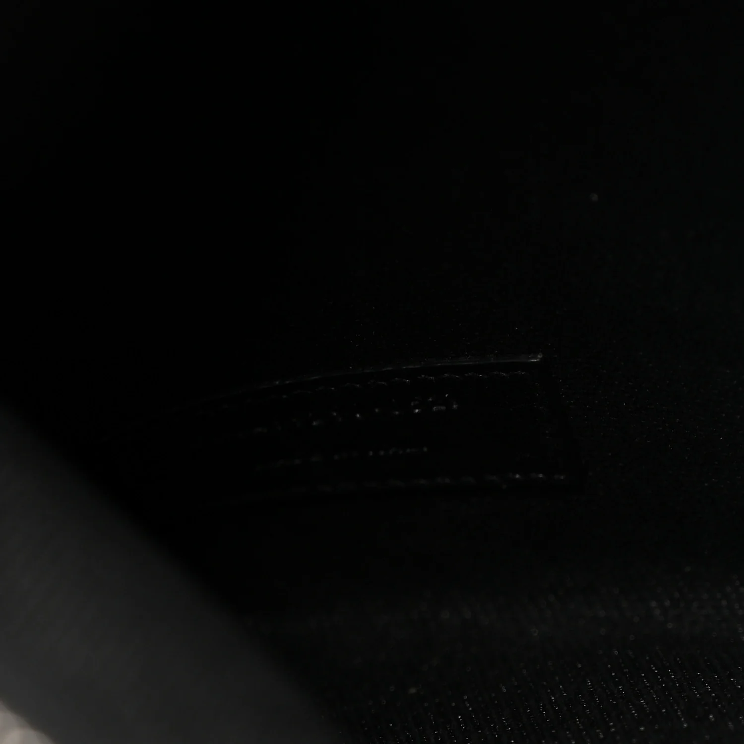 Linen Calfskin Rive Gauche Tote Black - Image 7
