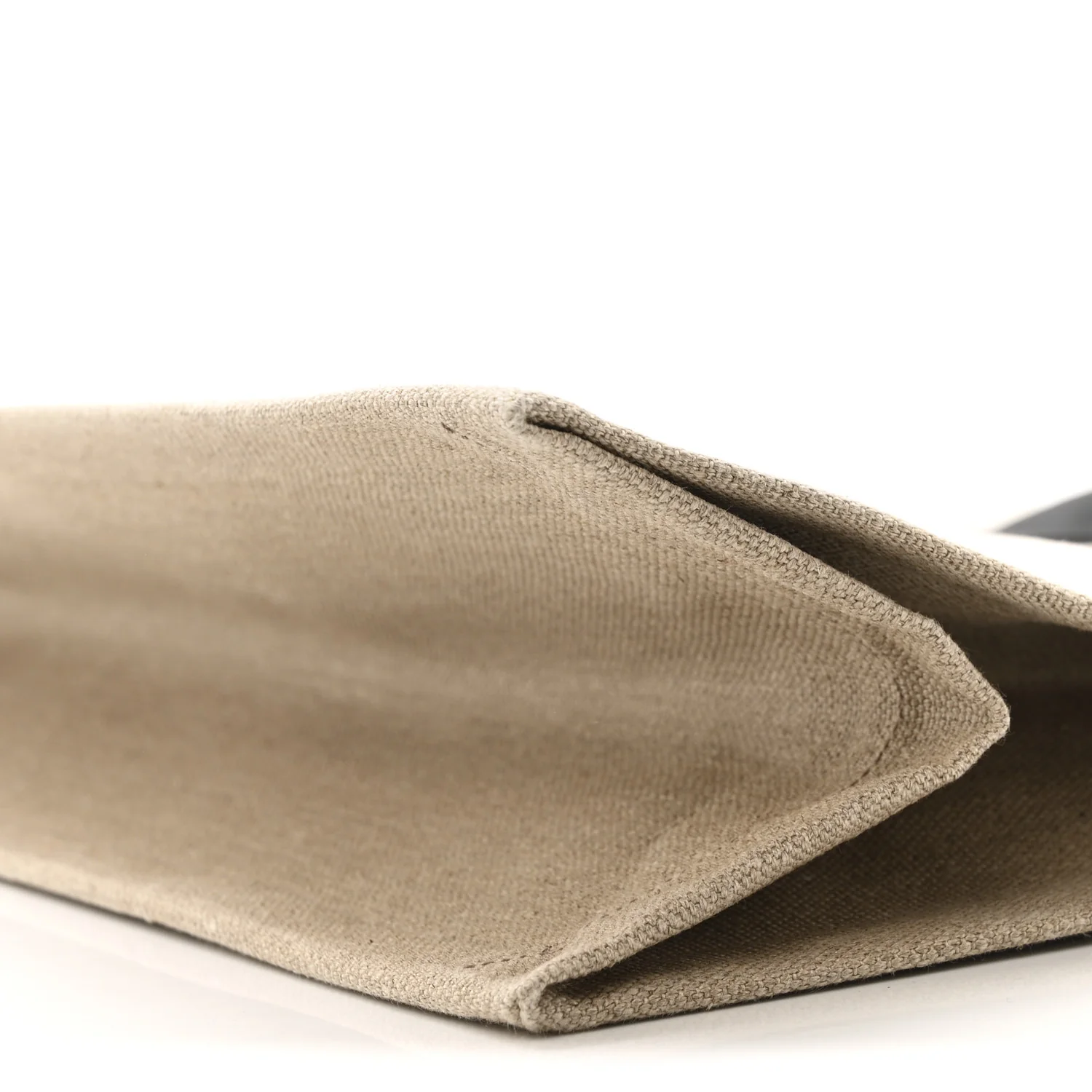 Linen Calfskin Rive Gauche Tote Greggio Natural - Image 10