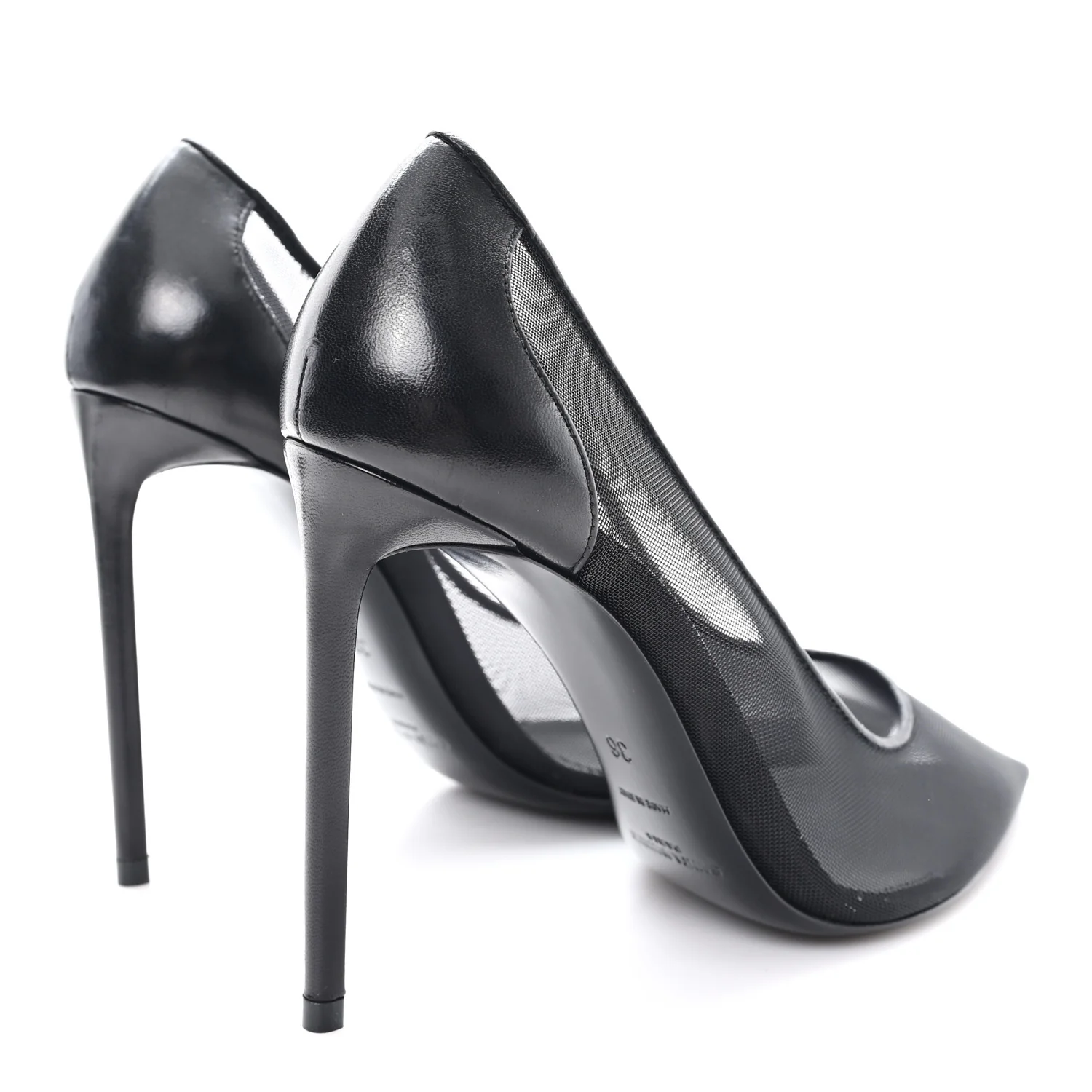 Mesh 105 Anja Pumps 36 Black - Image 4
