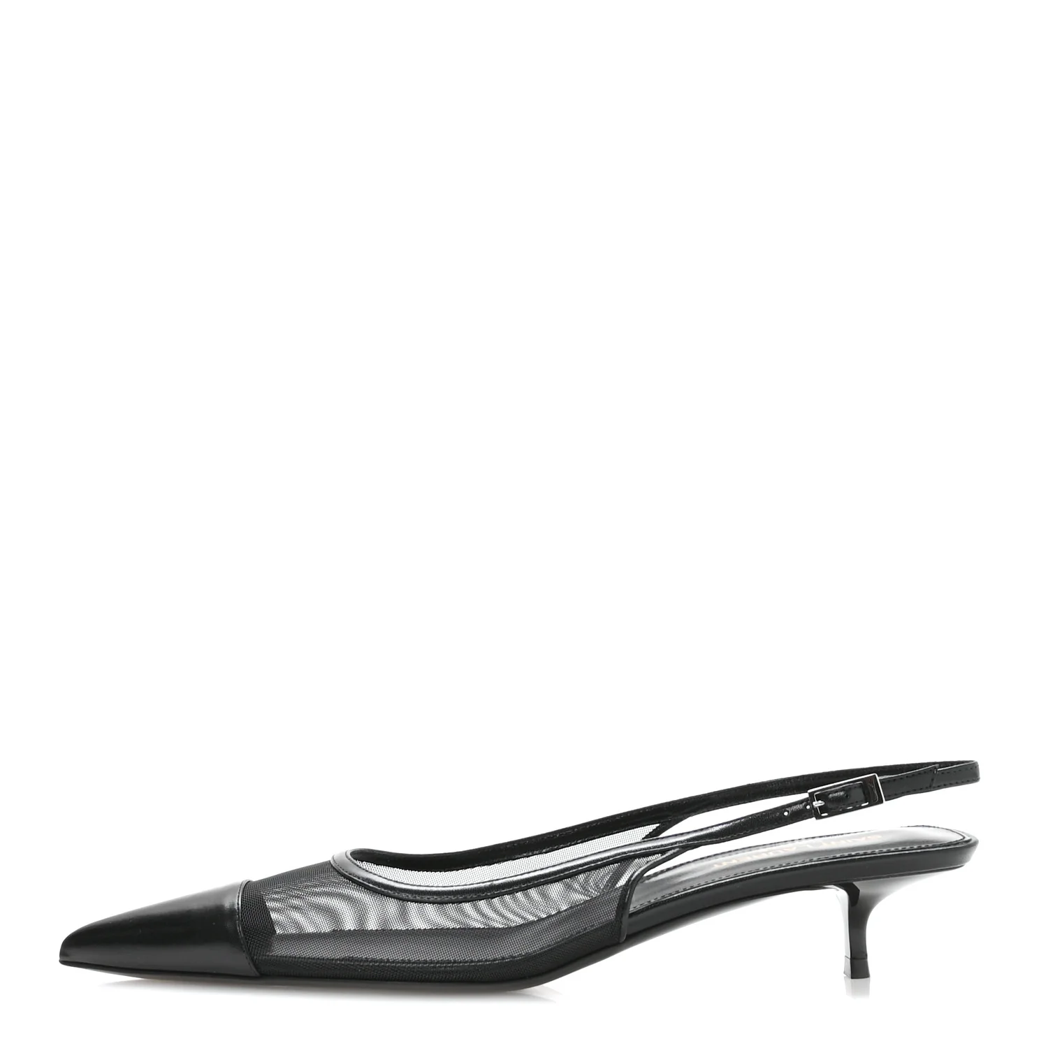 Mesh Oxalis Slingback 30 Pumps 38 Black