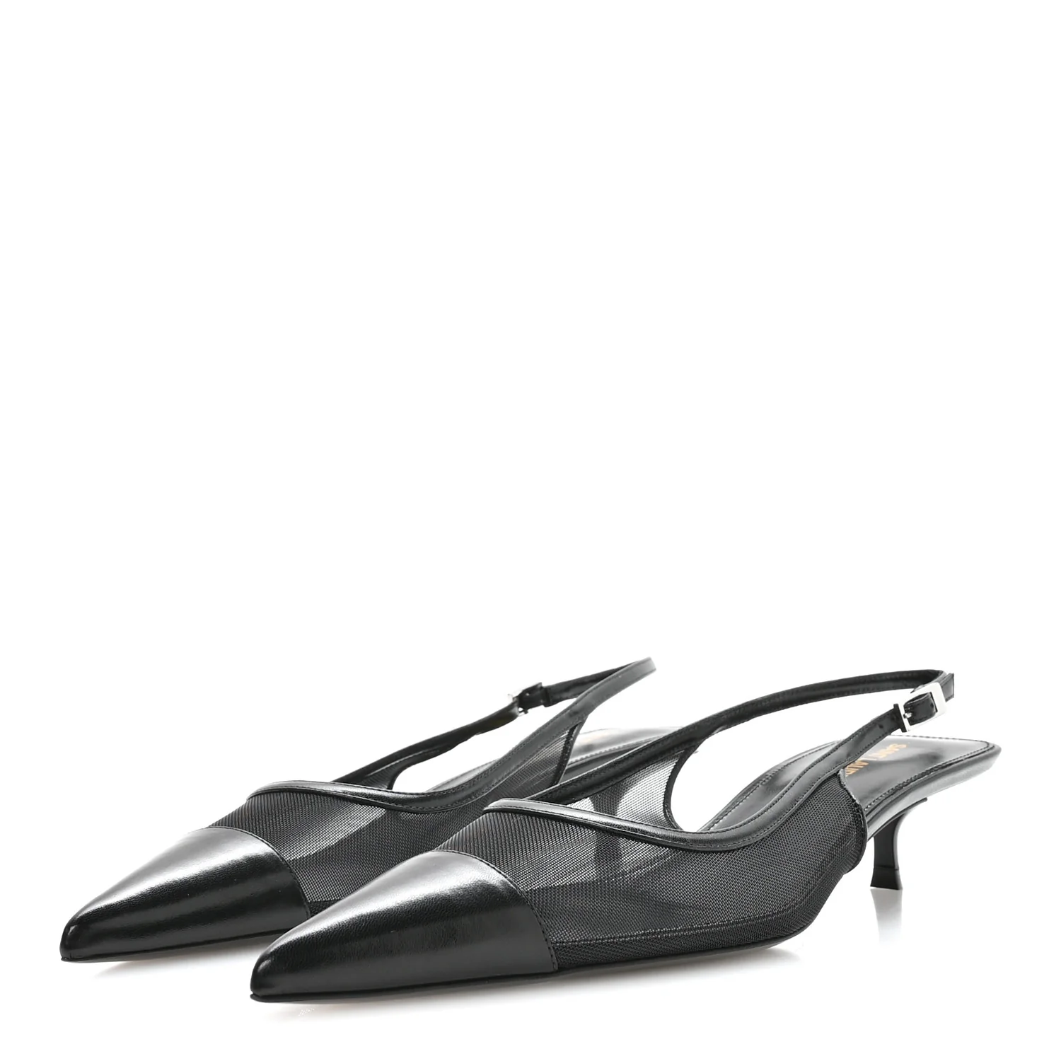 Mesh Oxalis Slingback 30 Pumps 38 Black - Image 4