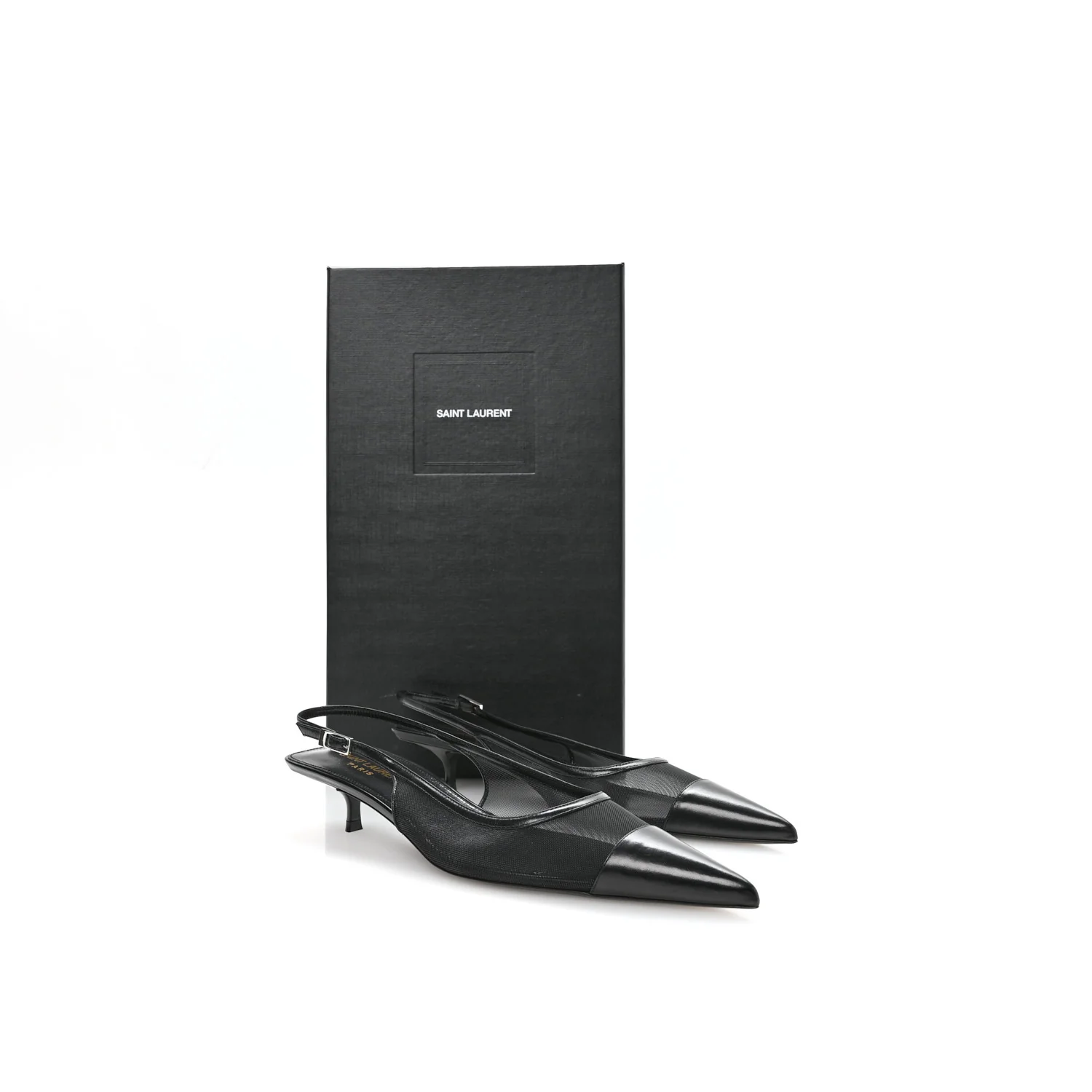 Mesh Oxalis Slingback 30 Pumps 38 Black - Image 8