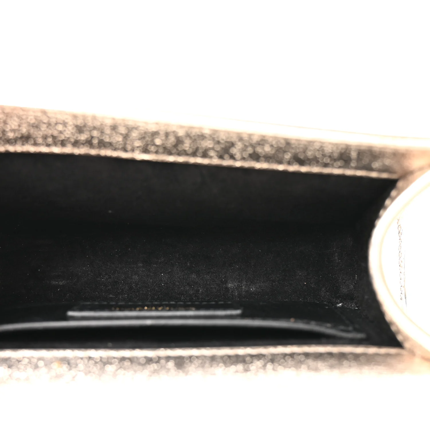 Metallic Calfskin Small Classic Monogram Kate Satchel Platine - Image 8