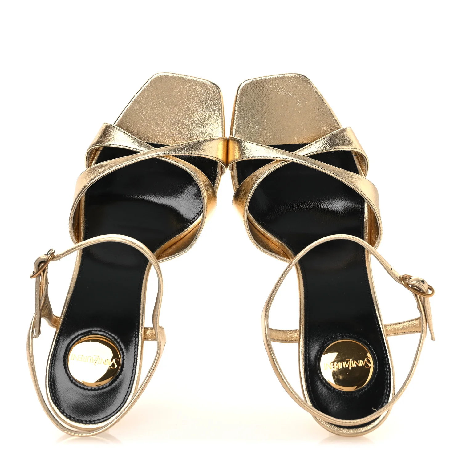 Metallic Debbie Platform Sandal 37.5 Gold - Image 2