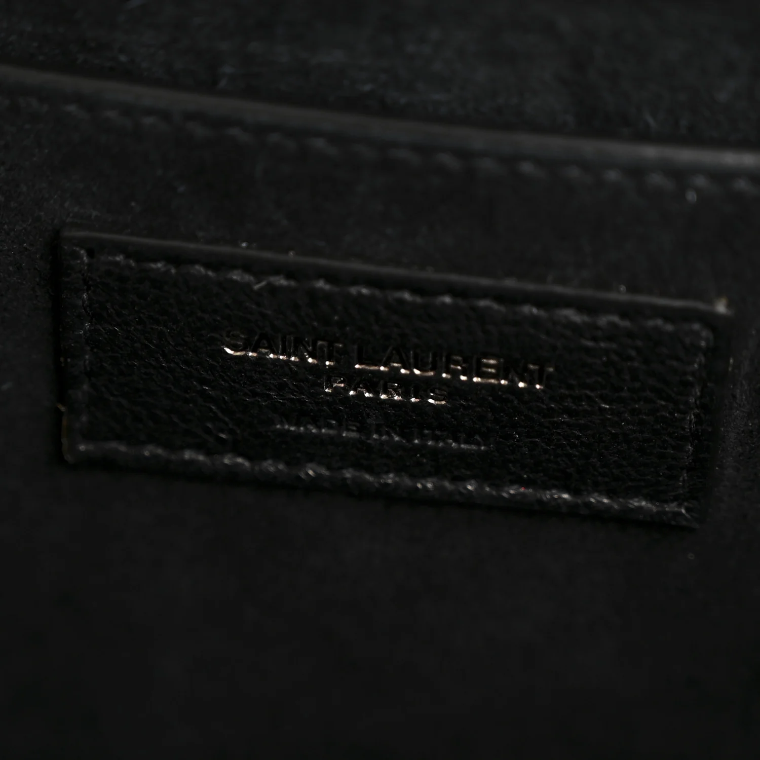 Metallic Grain De Poudre Medium Classic Monogram Kate Satchel Dark Lead - Image 6