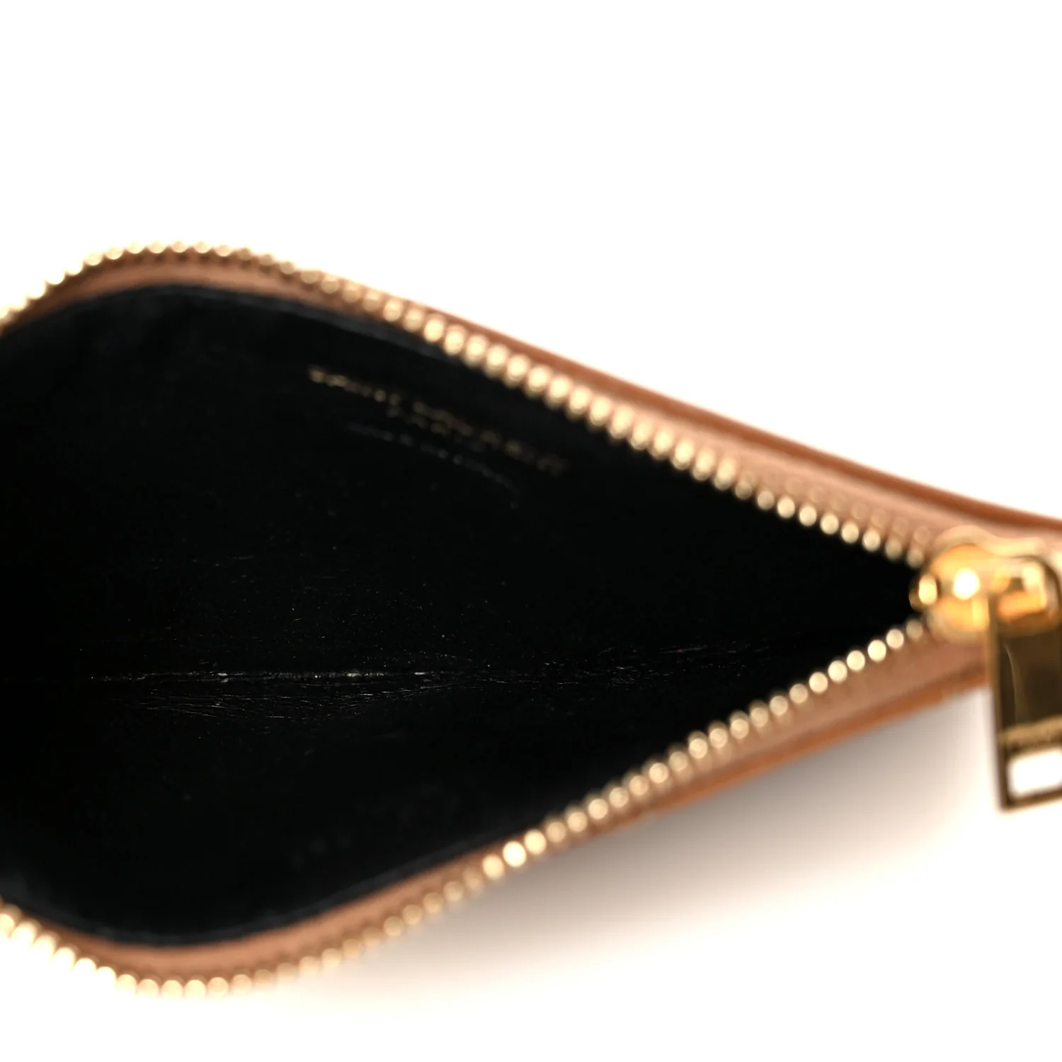 Monogram Grain de Poudre 5 Fragments Zip Pouch Card Holder Dark Natural - Image 5