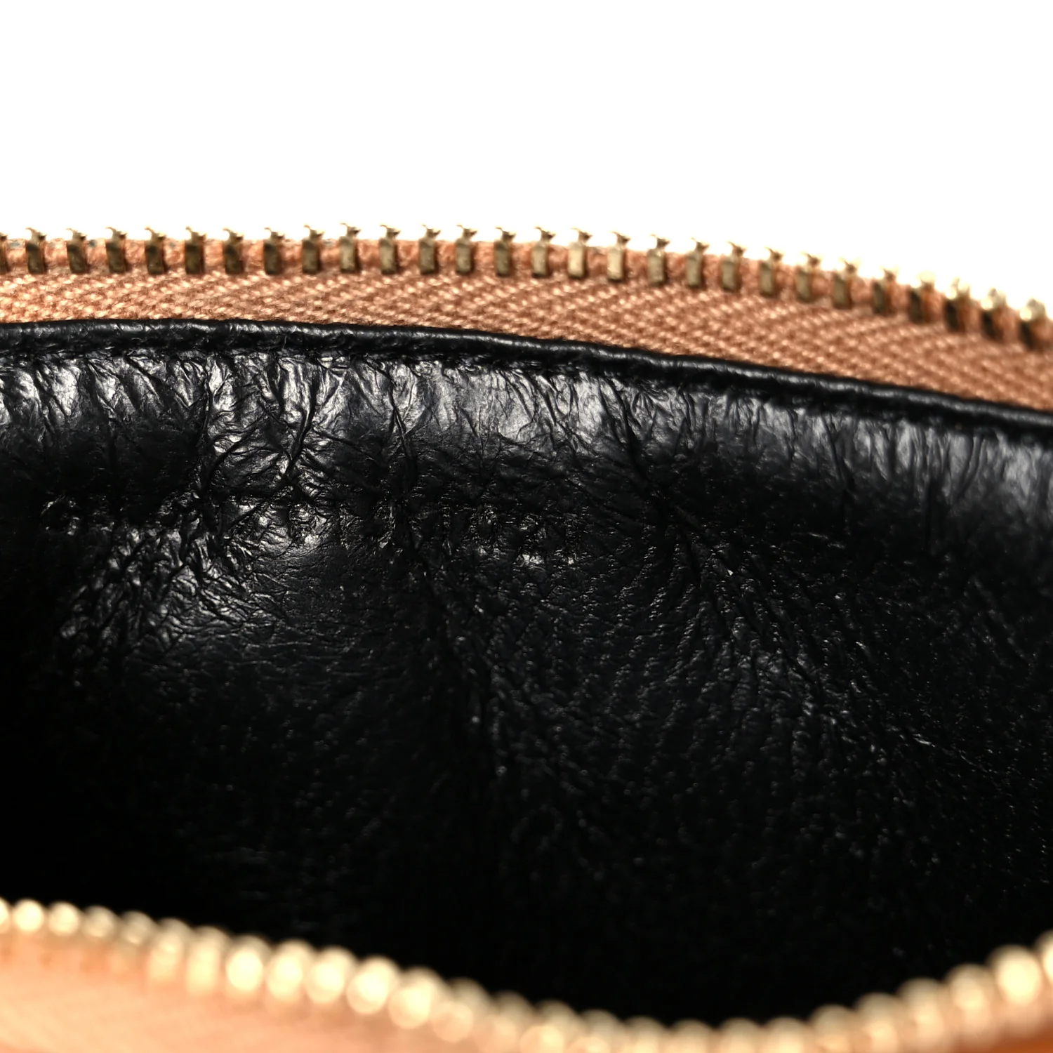 Monogram Grain de Poudre 5 Fragments Zip Pouch Card Holder Dark Natural - Image 7