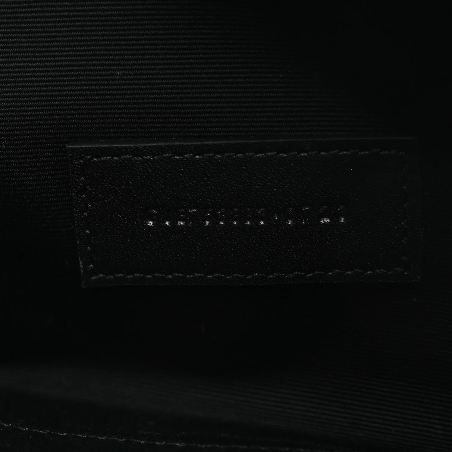 Nappa Patent Calfskin Two-Toned Monogram Pouch Alabastro Black - Image 7