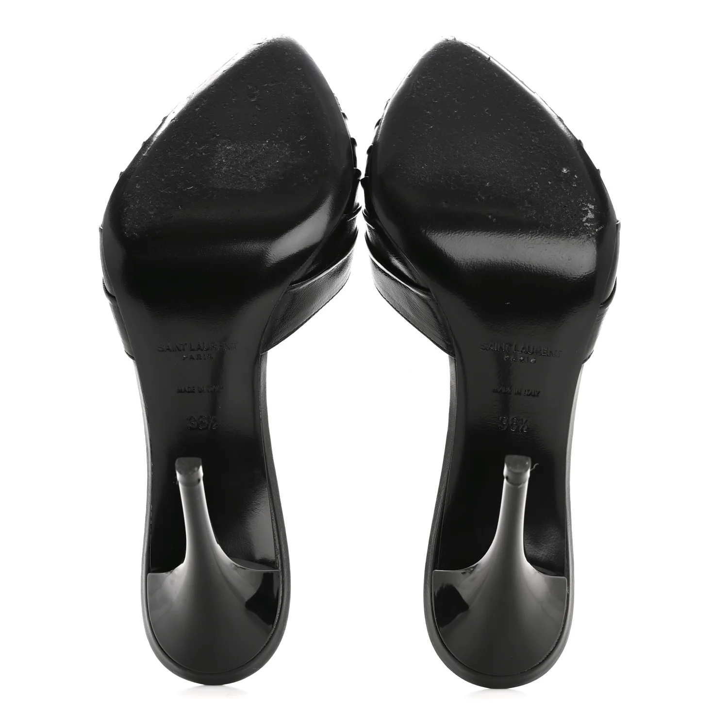 Nappa Sugar Babylone 90 Mules 36.5 Black - Image 6