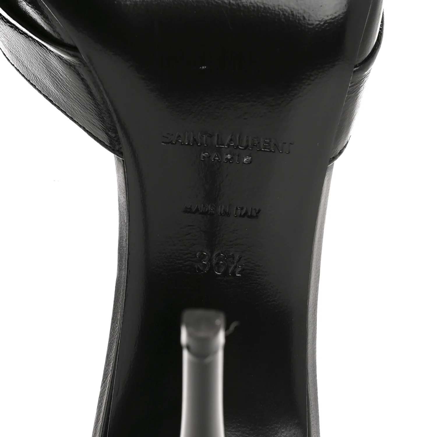 Nappa Sugar Babylone 90 Mules 36.5 Black - Image 8