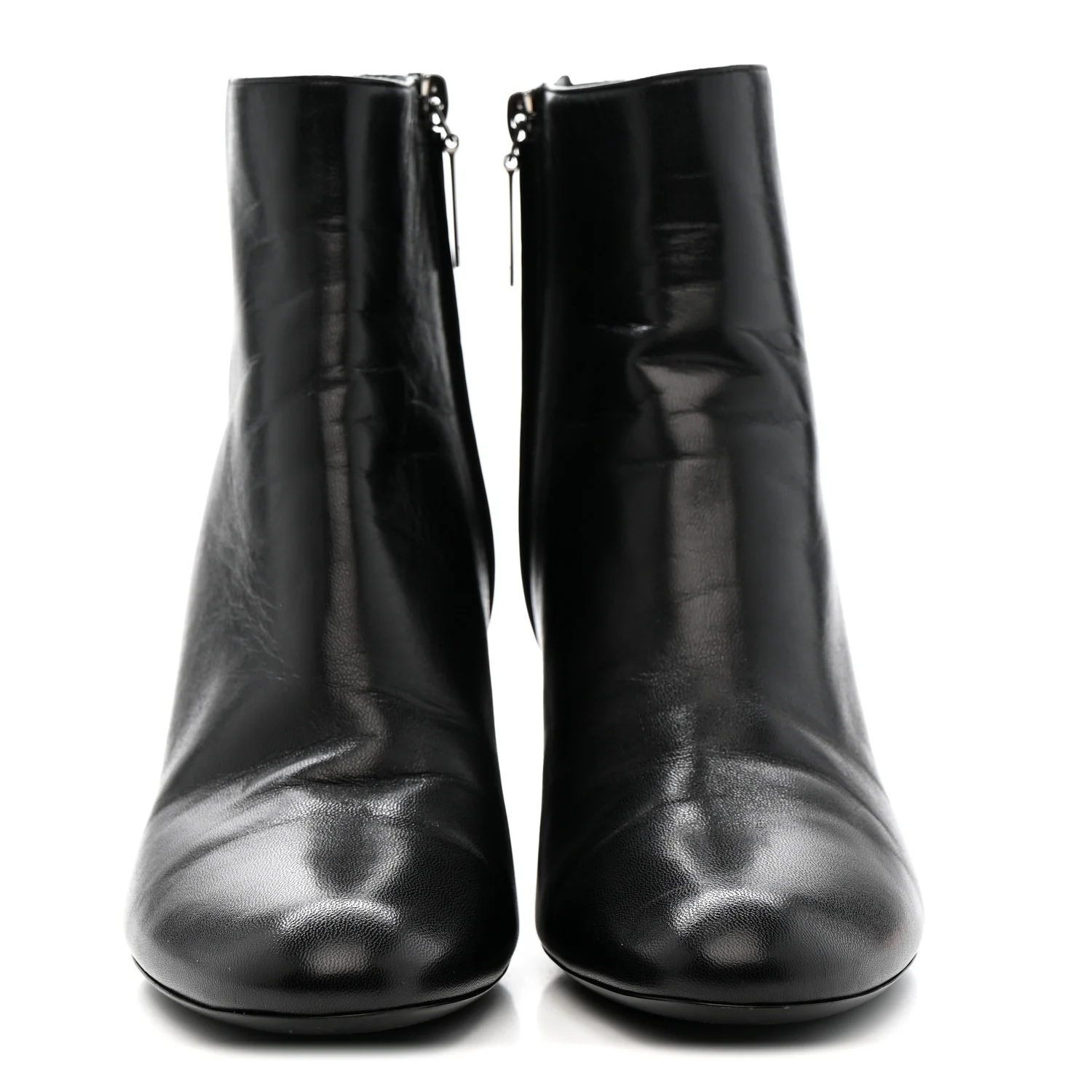 Nappa Vendome Loulou Ankle Zip Boot 36.5 Black - Image 2