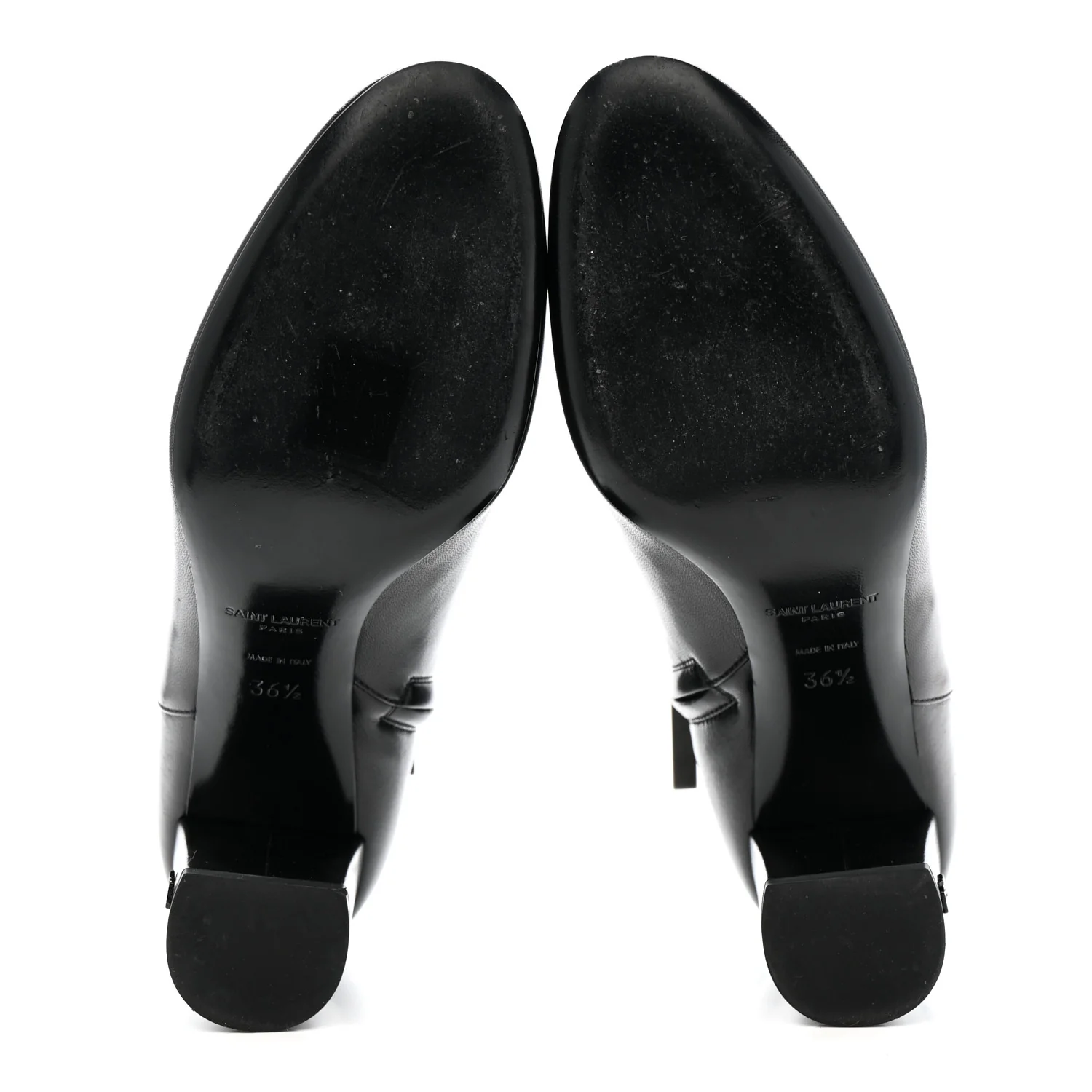 Nappa Vendome Loulou Ankle Zip Boot 36.5 Black - Image 5