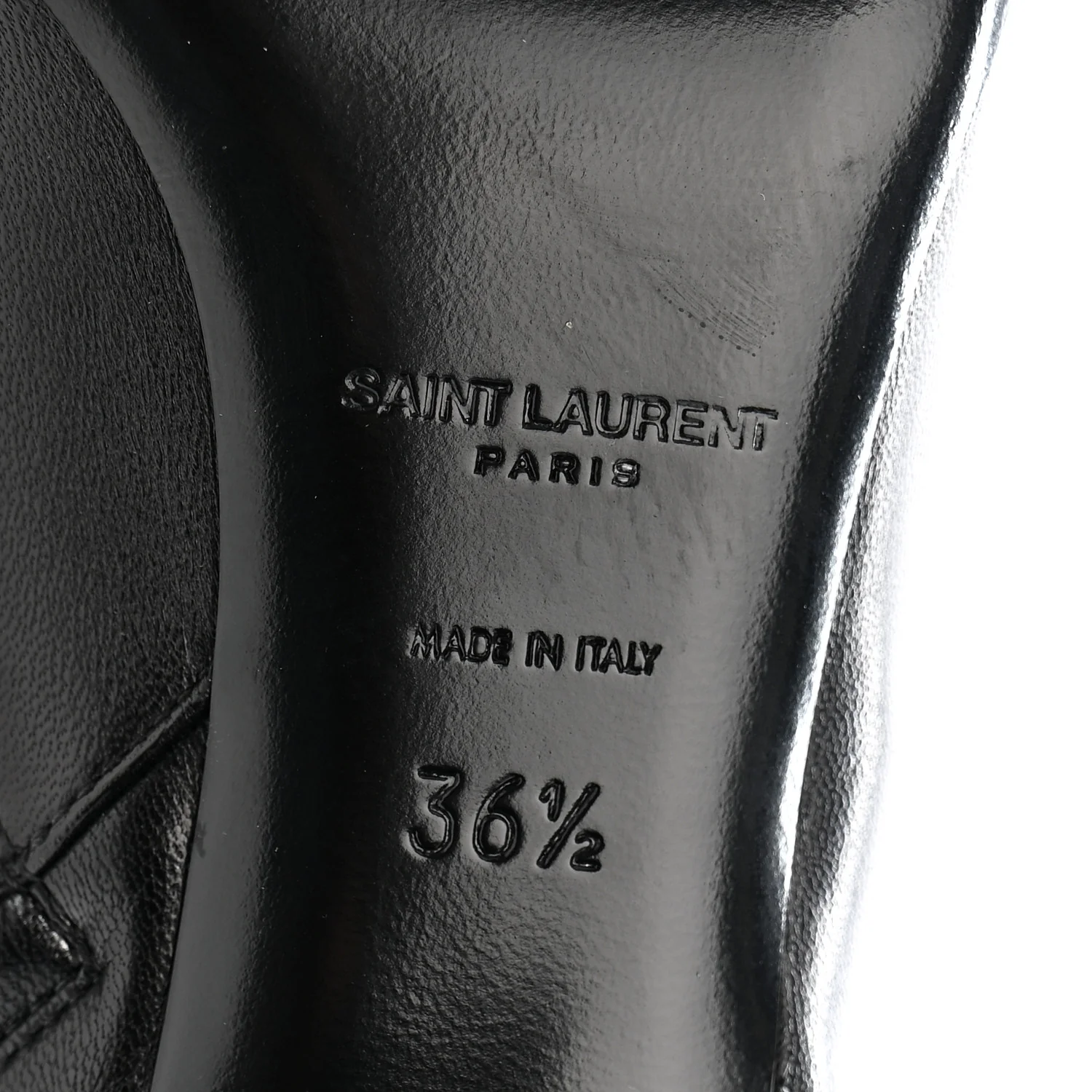 Nappa Vendome Loulou Ankle Zip Boot 36.5 Black - Image 6
