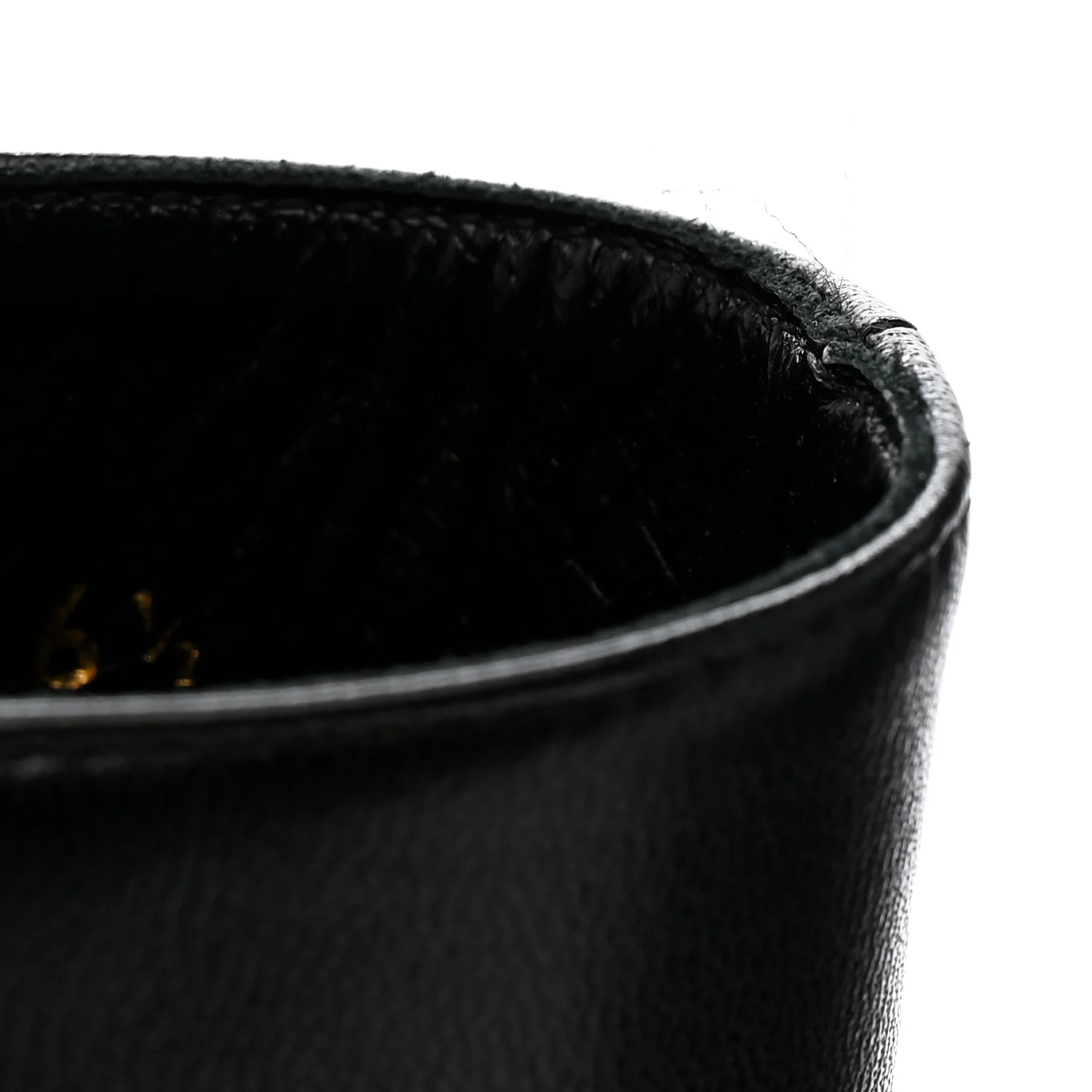 Nappa Vendome Loulou Ankle Zip Boot 36.5 Black - Image 9
