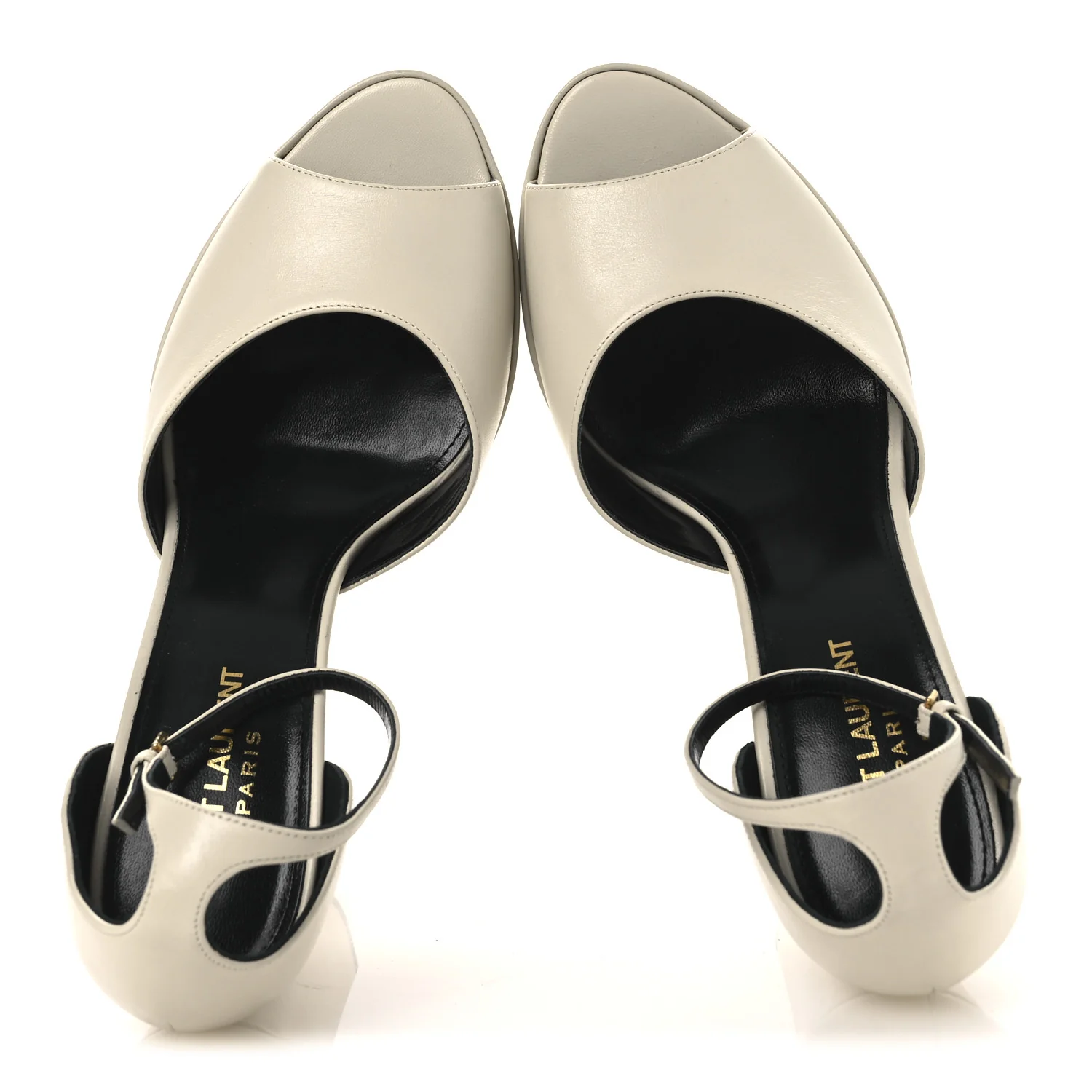 New Belfagor Jodie 95 Platform Sandals 40 Pearl - Image 2