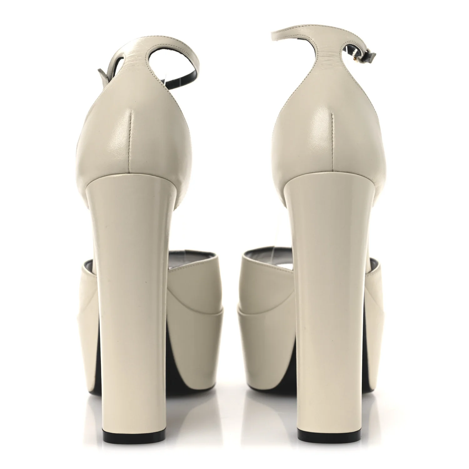 New Belfagor Jodie 95 Platform Sandals 40 Pearl - Image 6