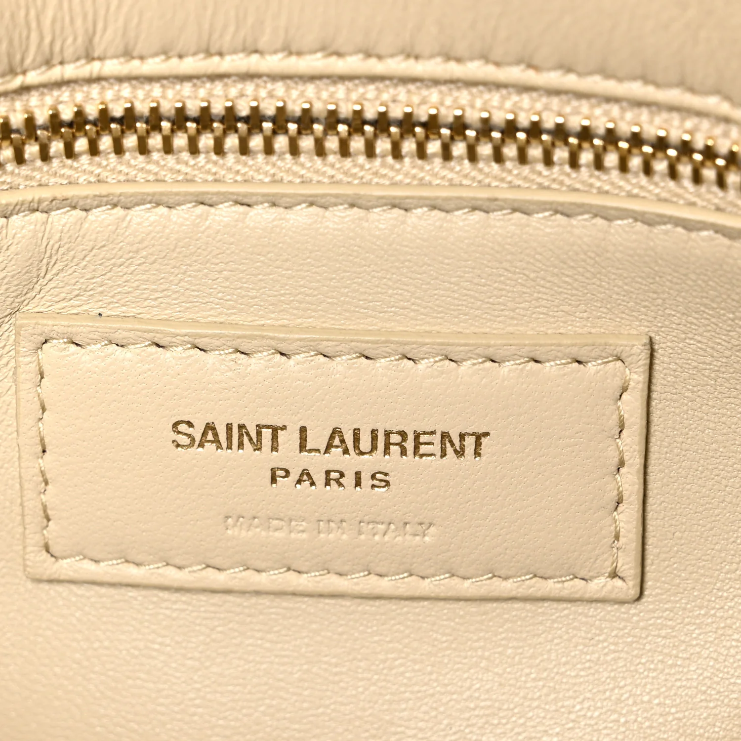 Nubuck Suede Quilted Small Loulou Puffer Monogram Chain Satchel Beige - Image 6