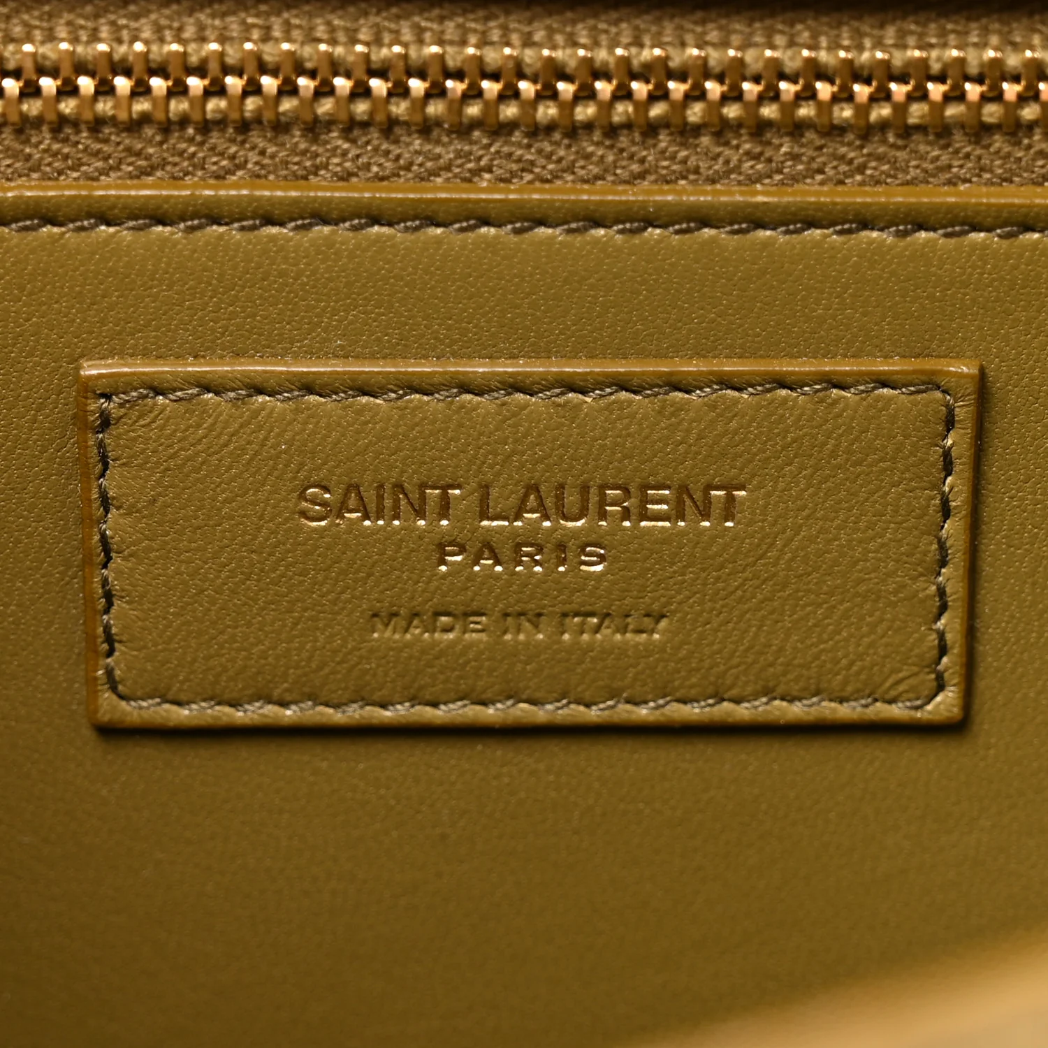 Ostrich Carre Satchel Green - Image 6