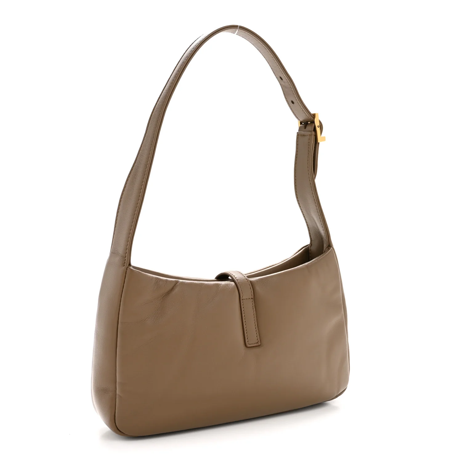 Padded Lambskin Le 5 A 7 Hobo Dark Peanut - Image 3
