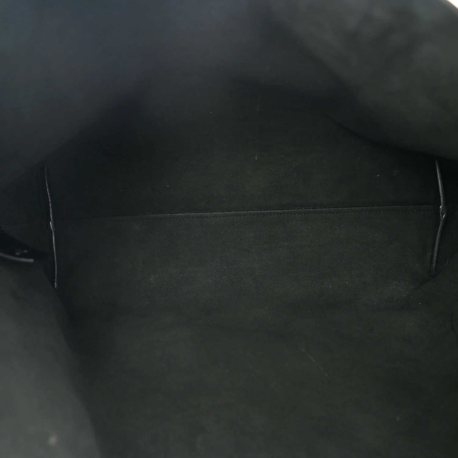 Patent Calfskin Large Shopping Tote Black - Image 10