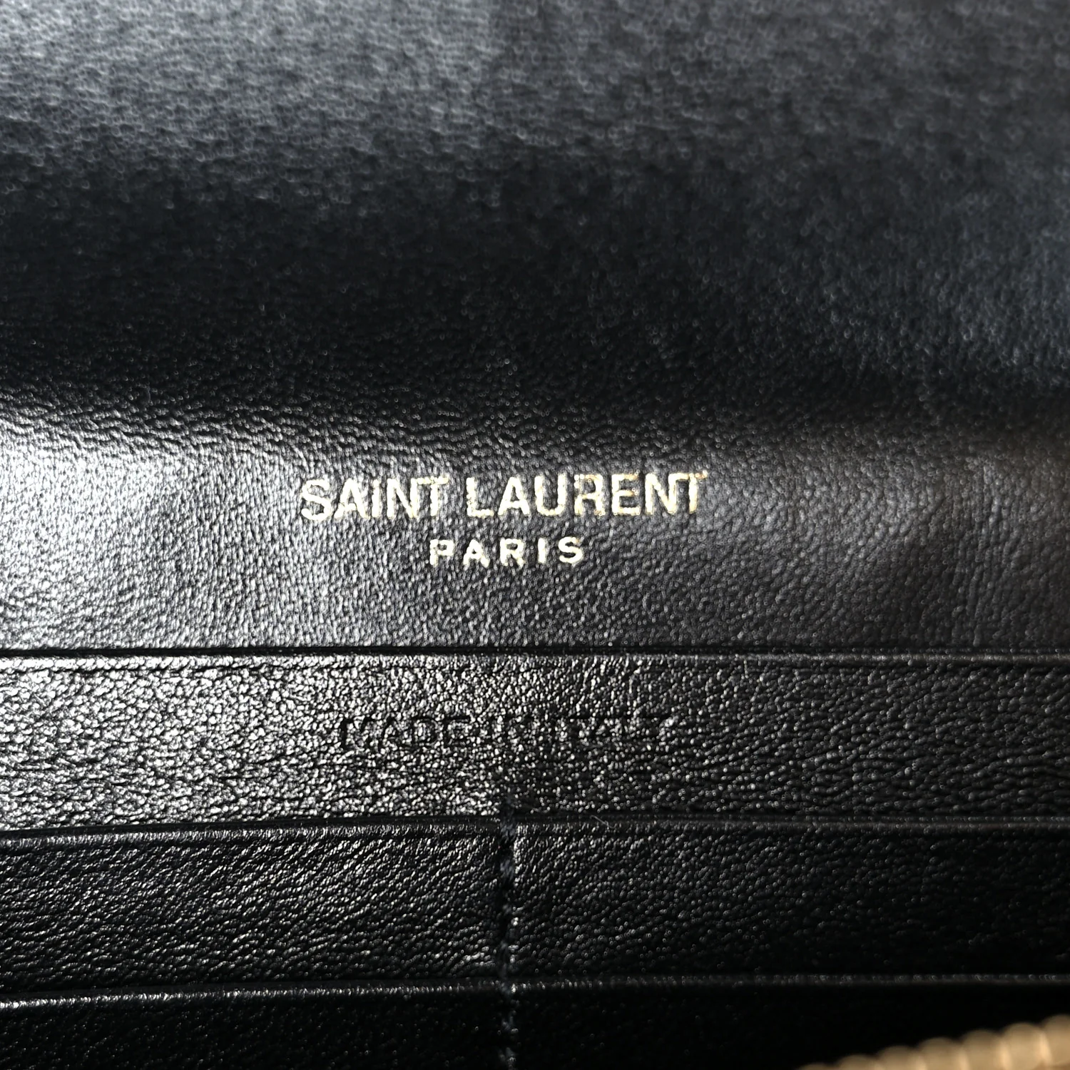 Patent Calfskin Matelasse Monogram Medium Vicky Chain Bag Black - Image 6