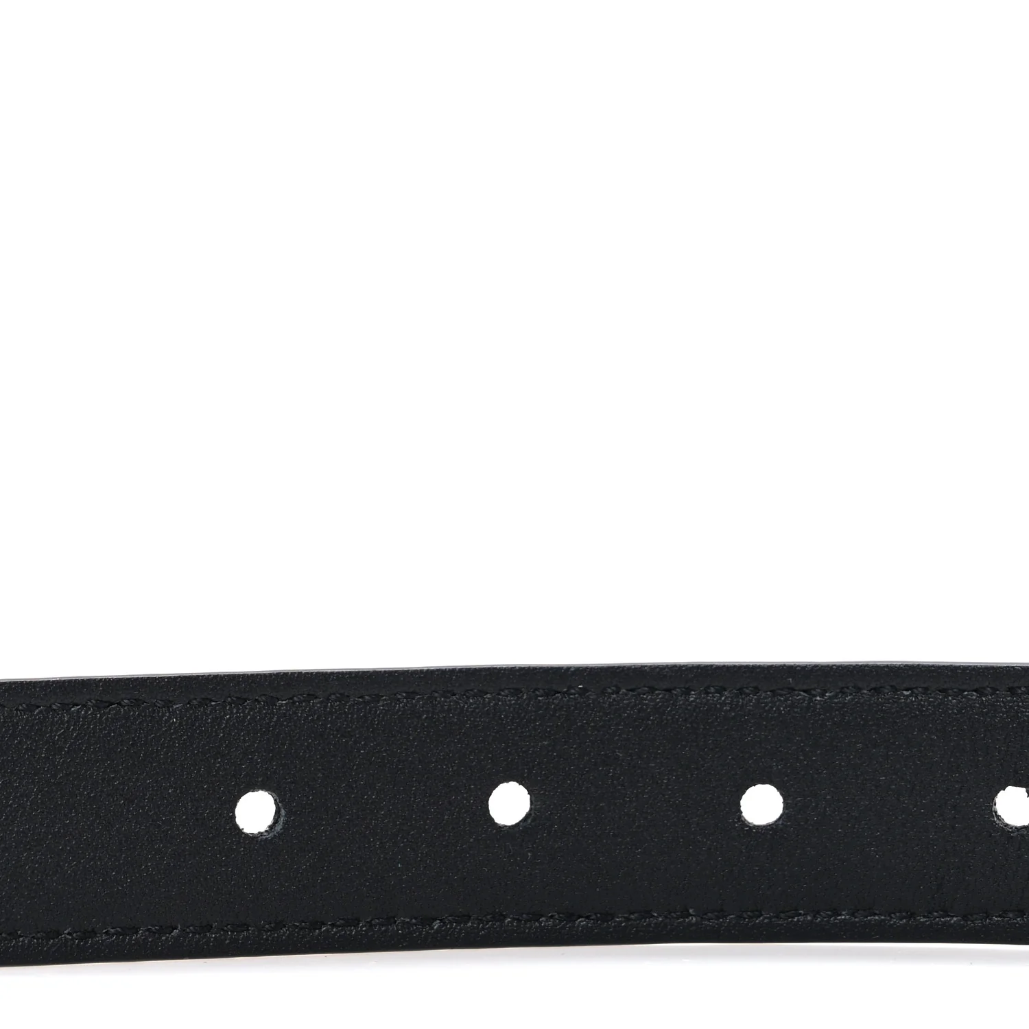 Patent Calfskin Snakeskin Embossed 20mm Cintura Belt 85 34 Black - Image 4