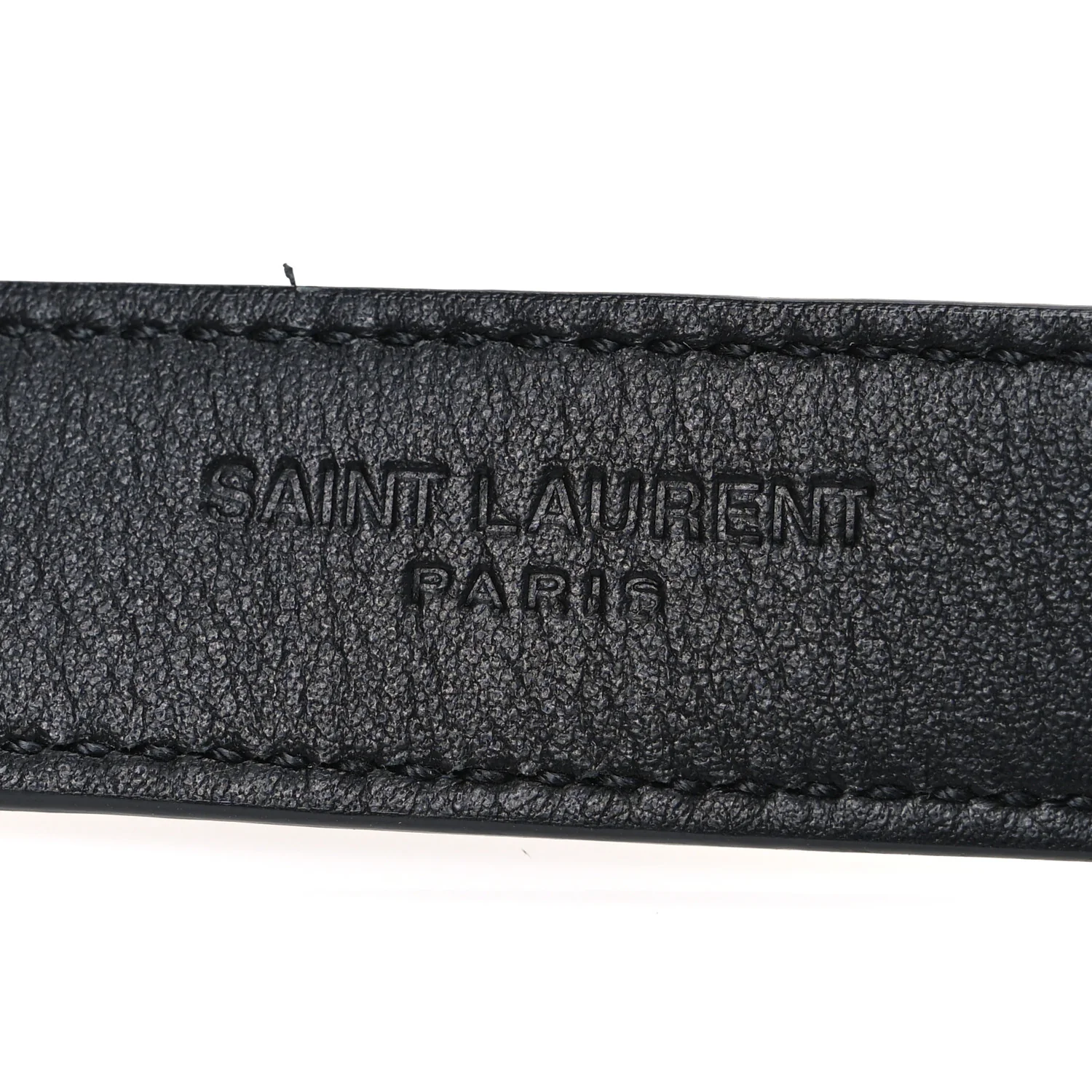 Patent Calfskin Snakeskin Embossed 20mm Cintura Belt 85 34 Black - Image 5