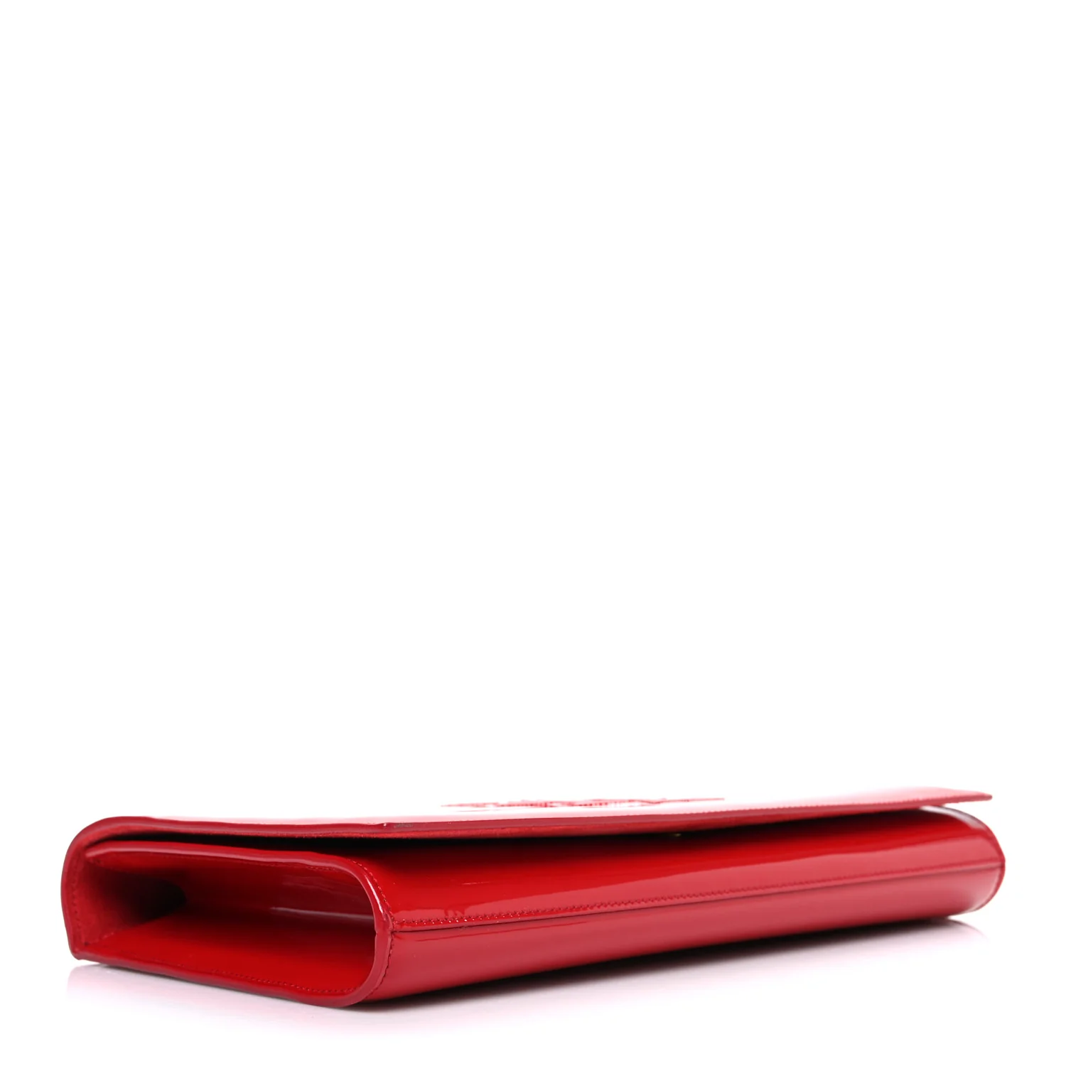 Patent Monogram Large Belle De Jour Clutch Red - Image 4
