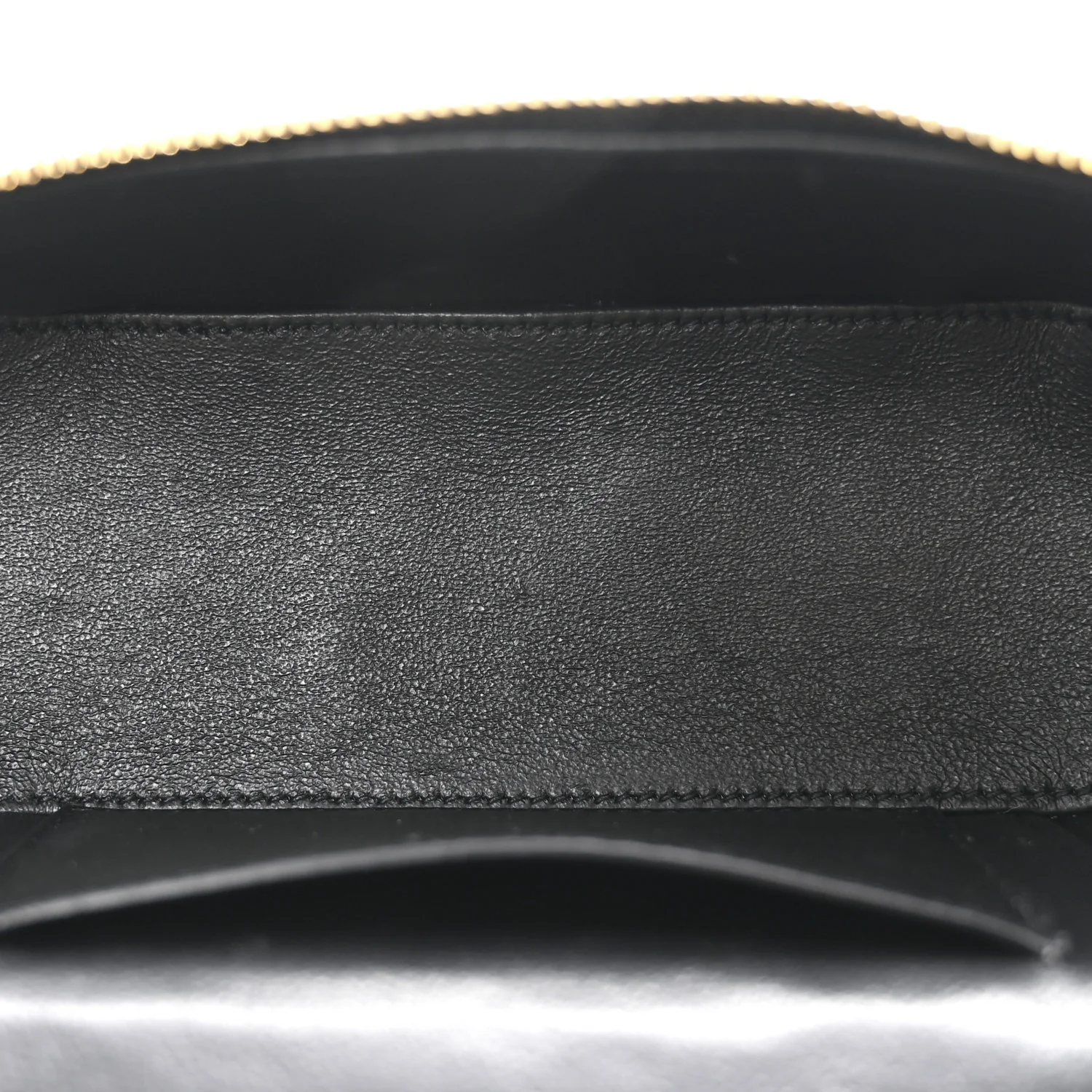 Patent Quilted Gaby Vanity Bag Black - Image 5