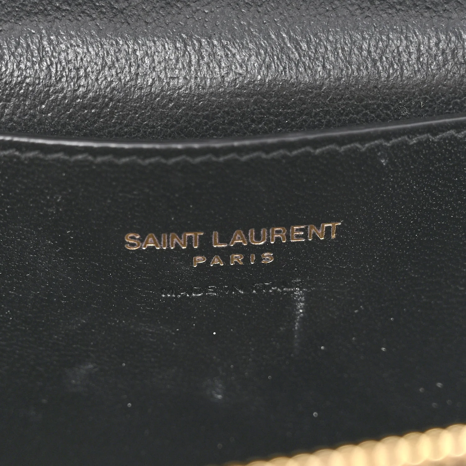 Patent Quilted Gaby Vanity Bag Black - Image 6