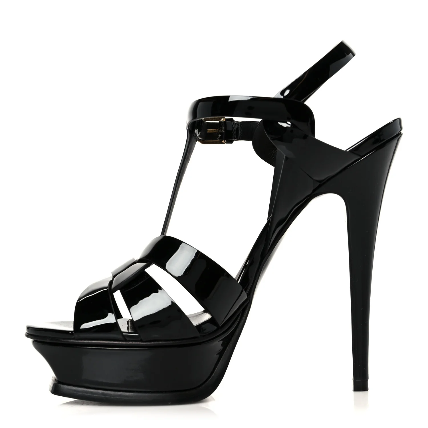 Patent Tribute 105 Platform Sandals 38 Black