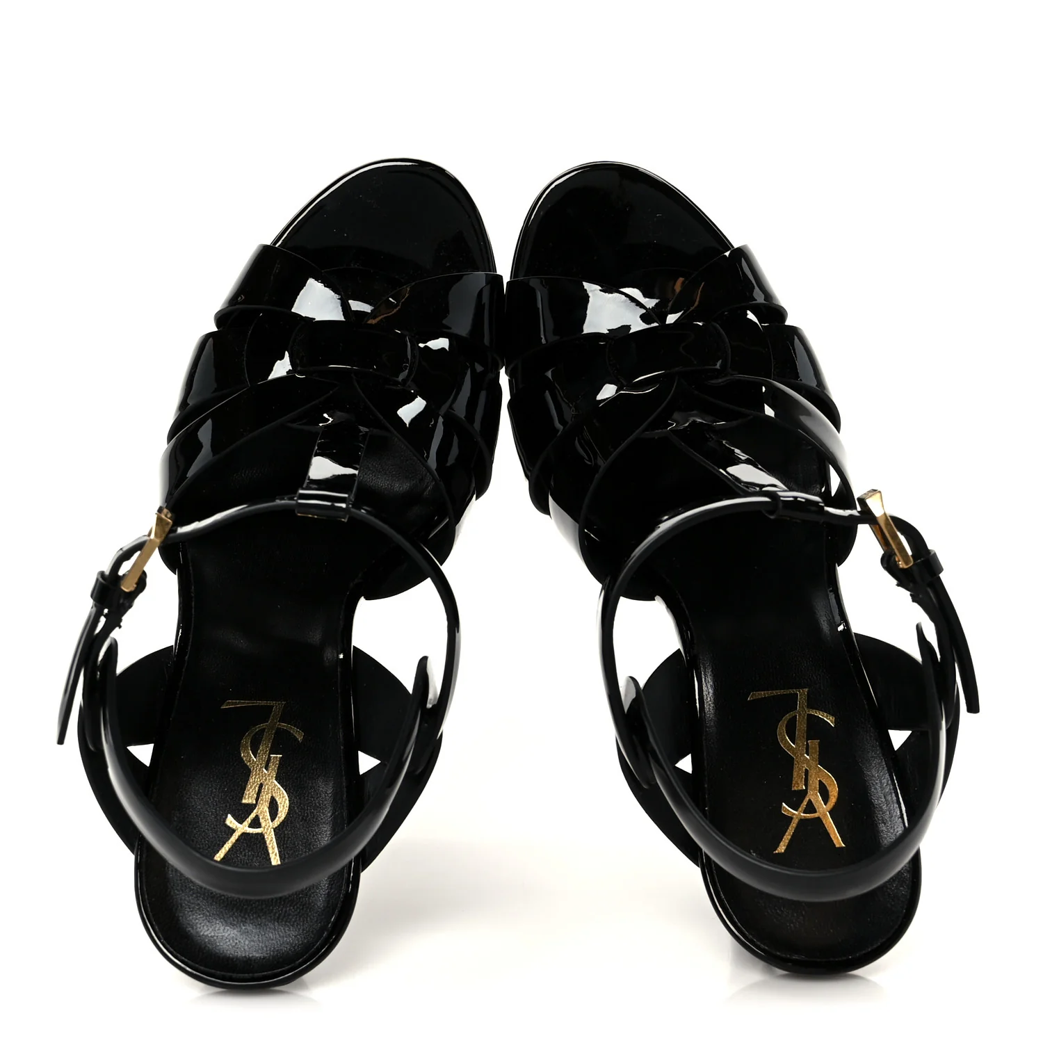 Patent Tribute 105 Platform Sandals 38 Black - Image 2