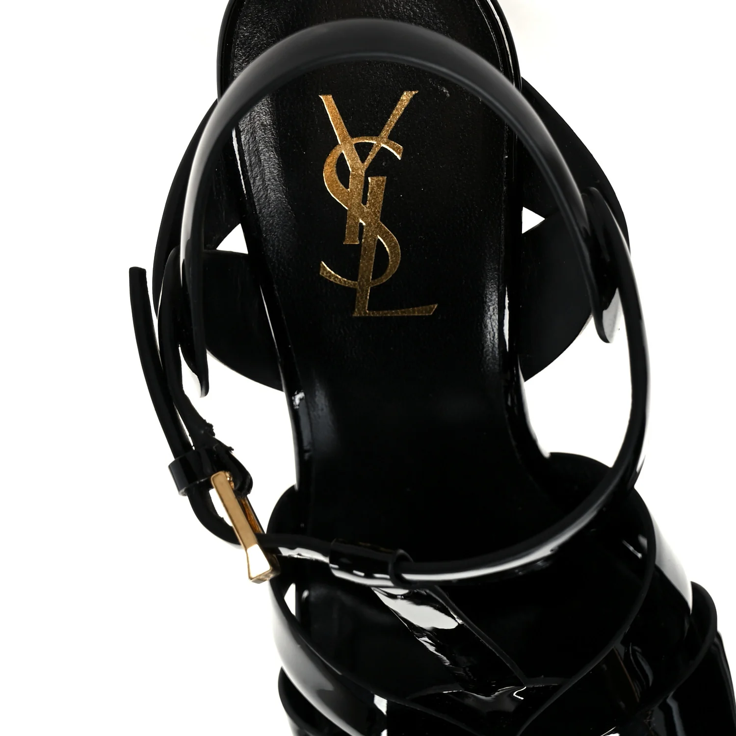Patent Tribute 105 Platform Sandals 38 Black - Image 7