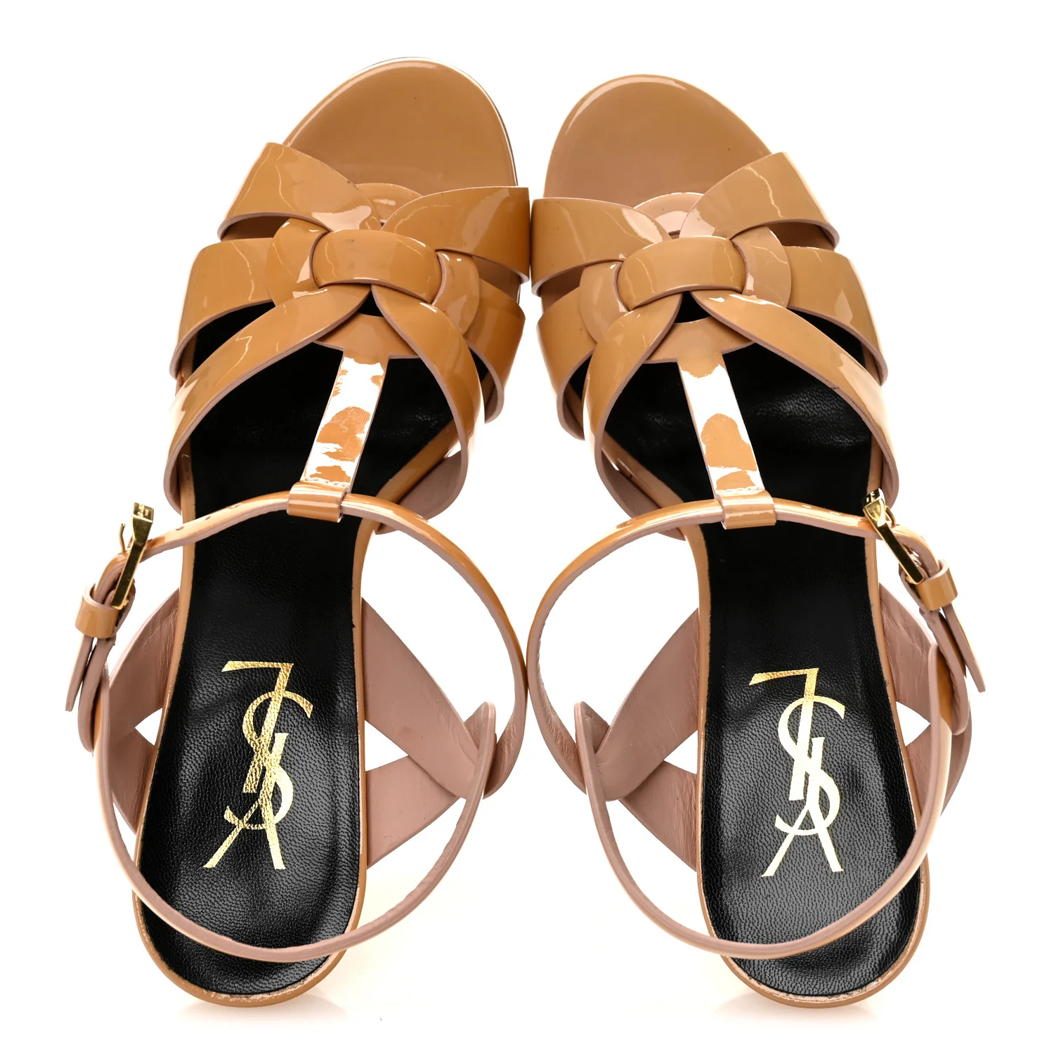 Patent Tribute 75 Platform Sandals 36.5 Pale Pink - Image 5