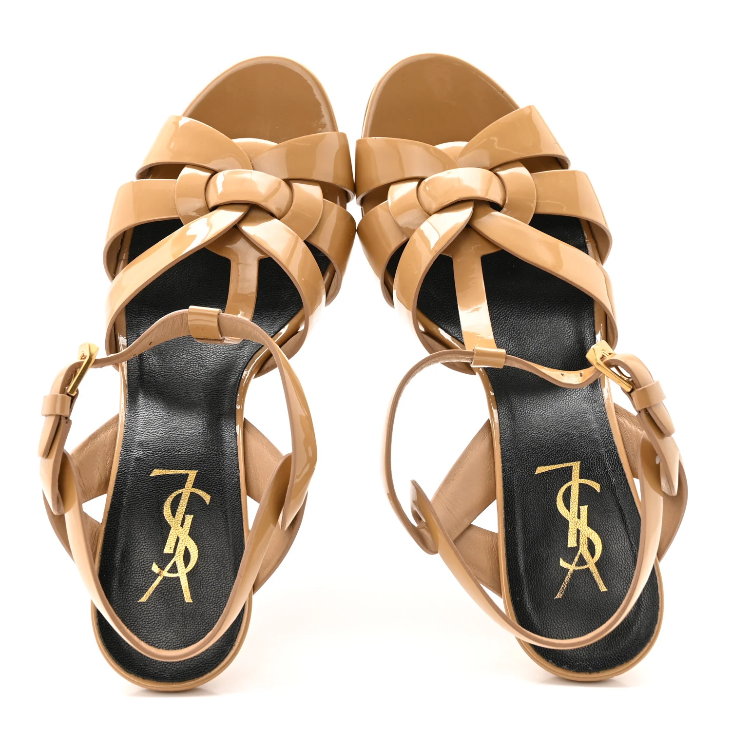 Patent Tribute 75 Platform Sandals 38 Nude Powder - Image 2