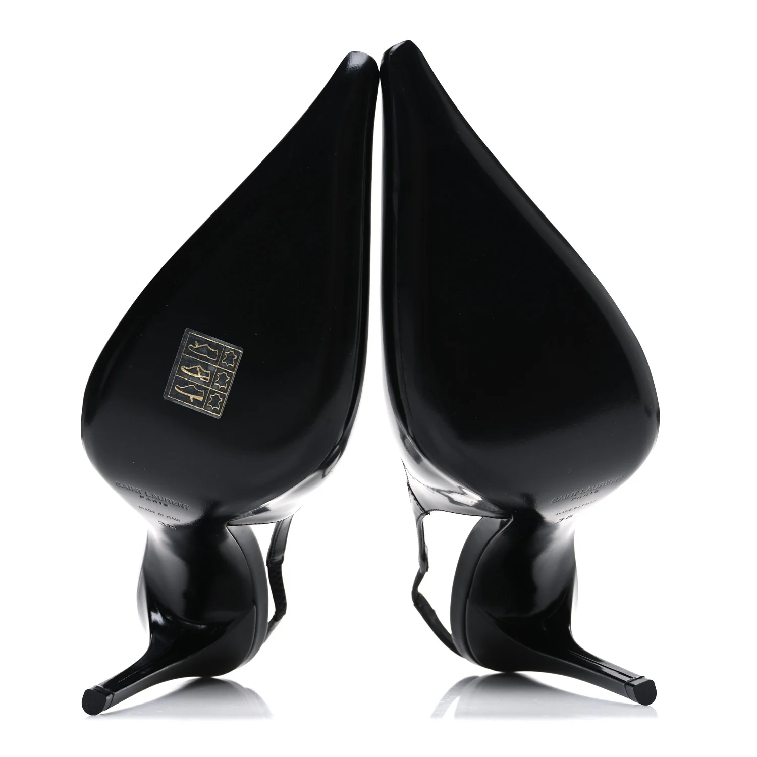 Patent Vendome Slingback Pumps 38 Black - Image 7