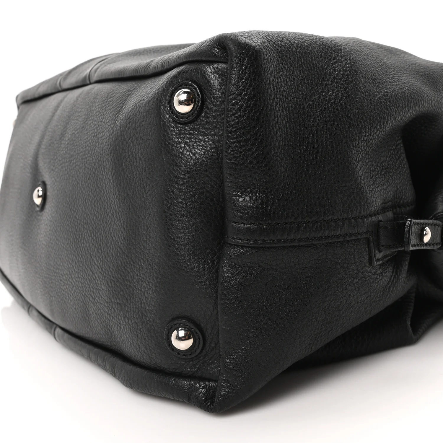 Pebbled Lambskin Medium Easy Sac Black - Image 10