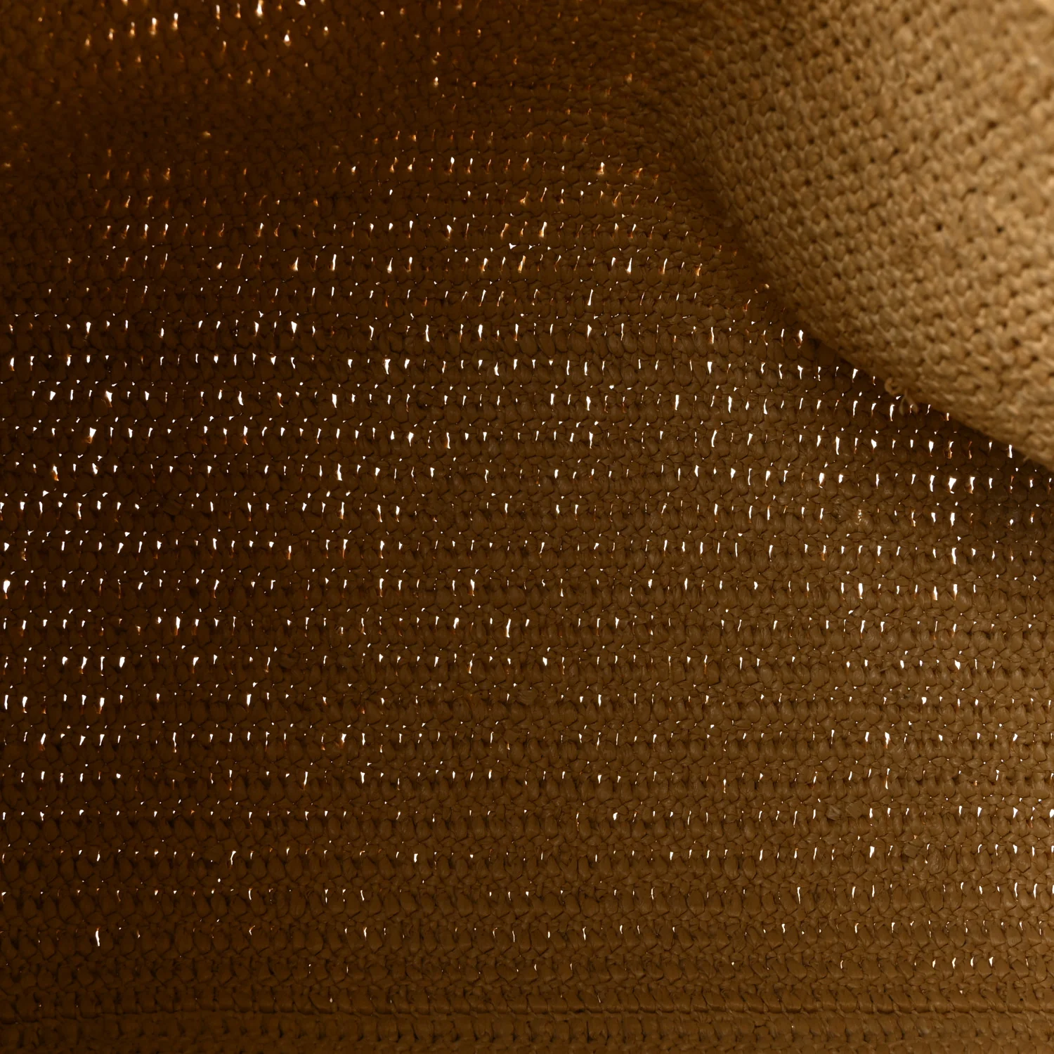 Raffia Logo Tote Naturel - Image 9