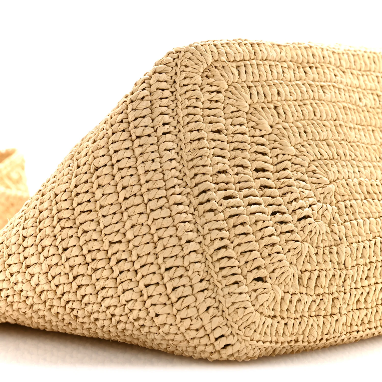 Raffia Monogram Hobo Naturale - Image 9