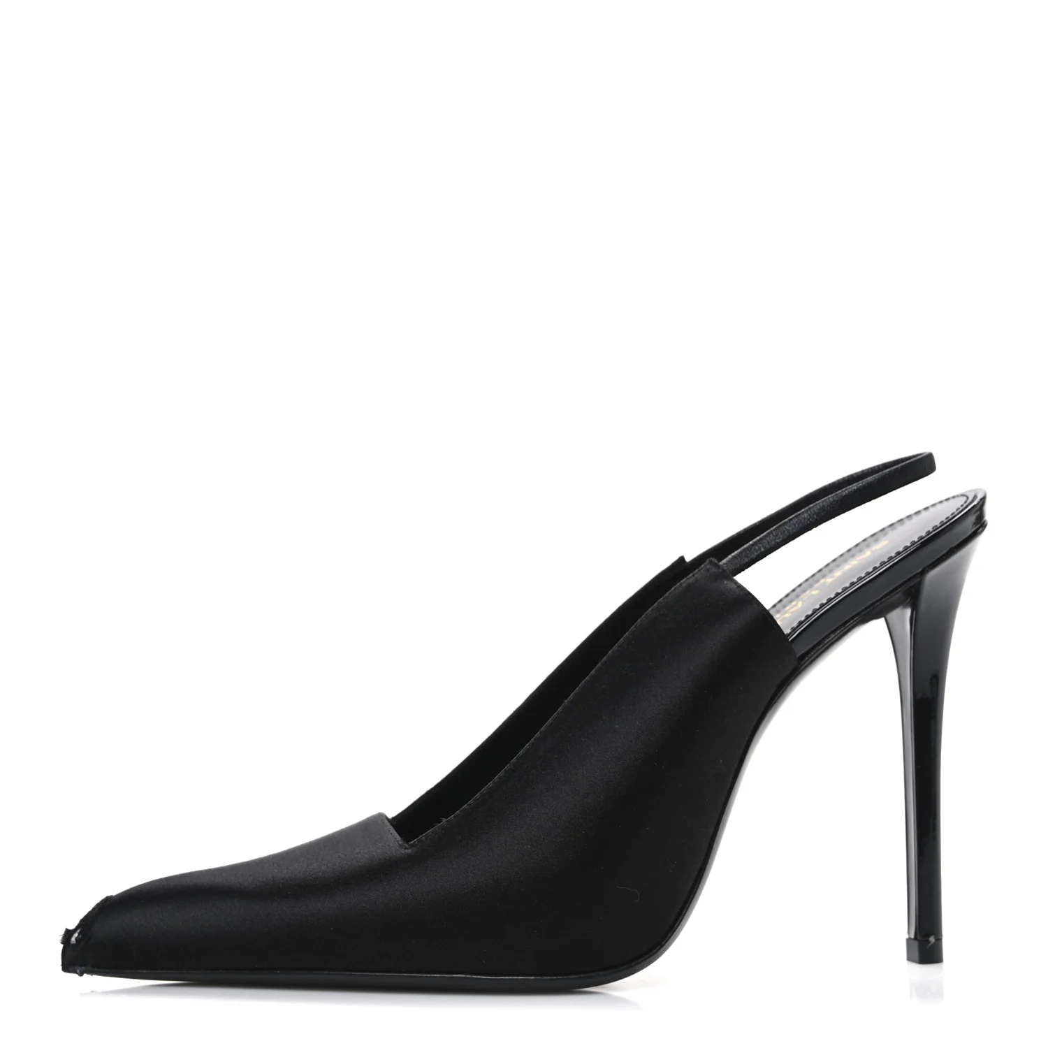 Raso Regale Raven 110 Slingback Pumps 37.5 Black
