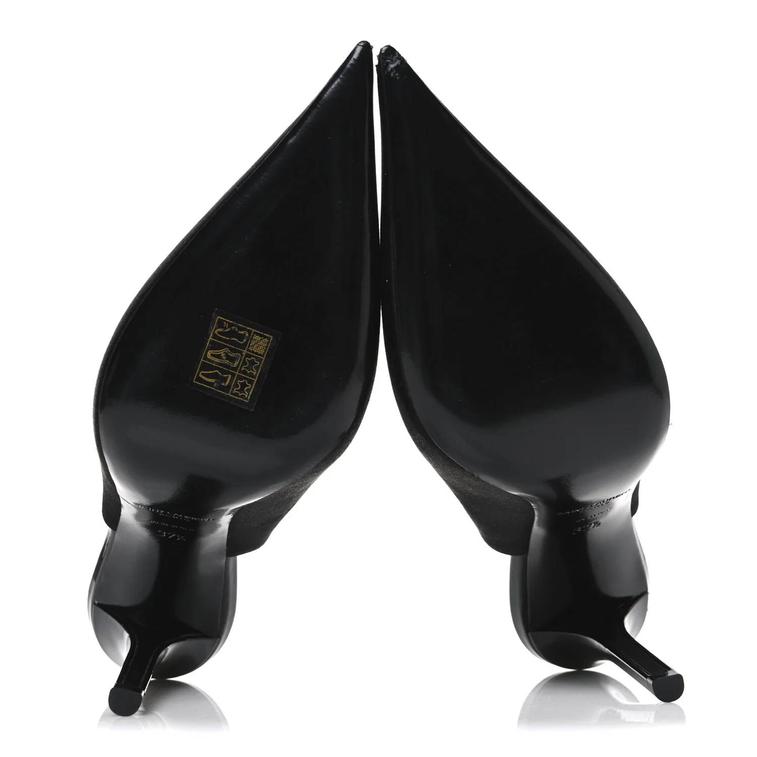 Raso Regale Raven 110 Slingback Pumps 37.5 Black - Image 7