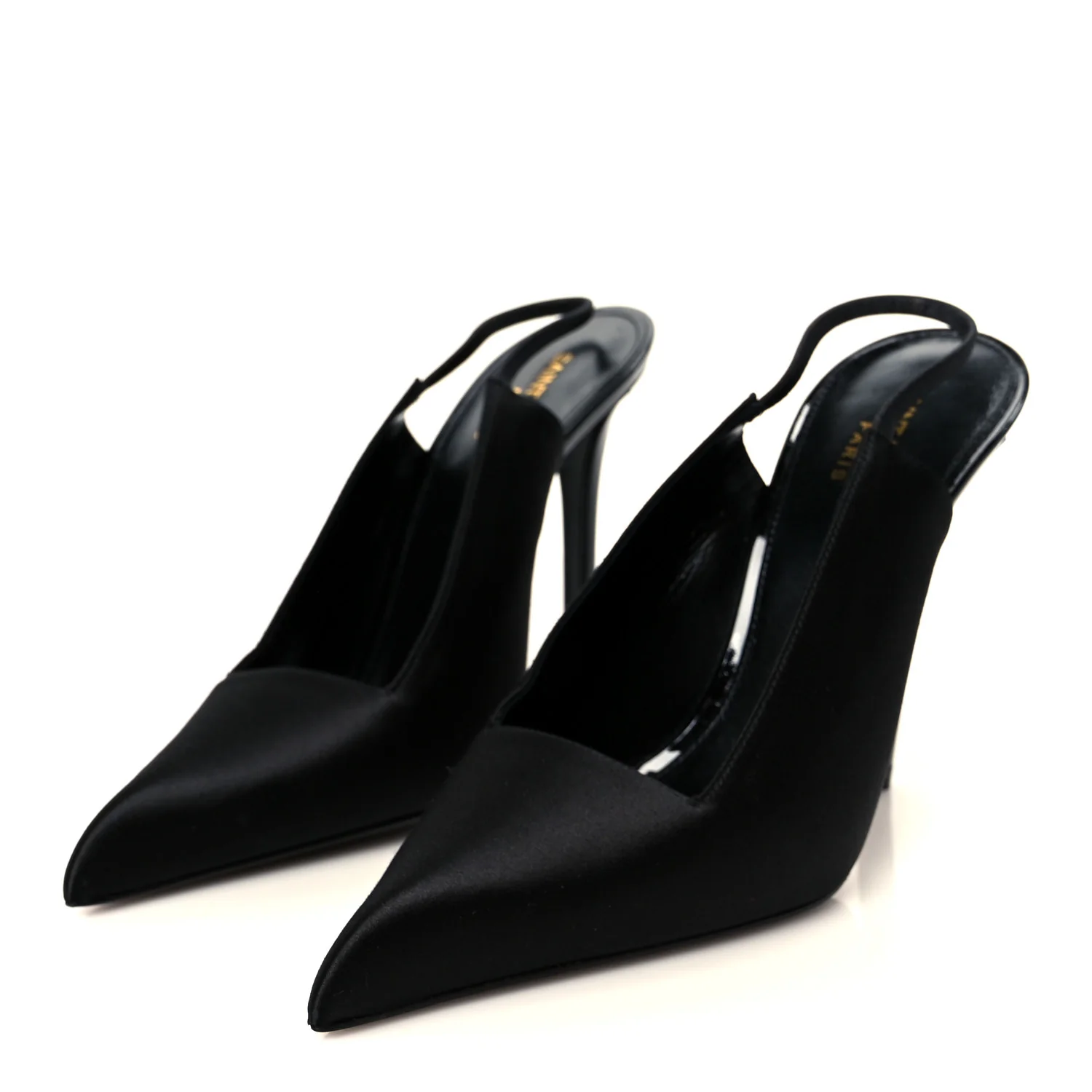 Raso Regale Raven 110 Slingback Pumps 38 Black - Image 4