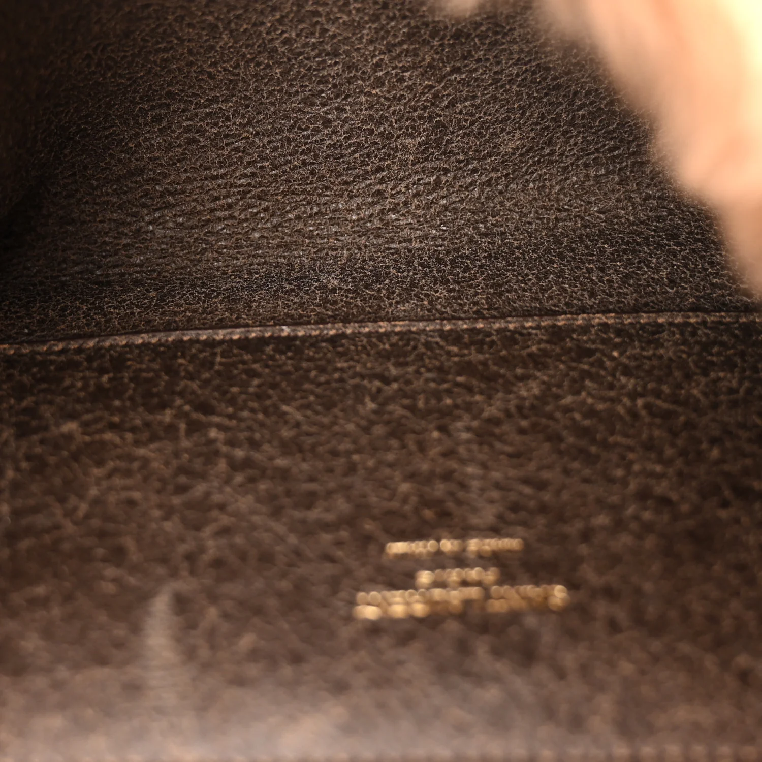 Shearling Calfskin Small Reversible Monogram Kate Satchel Ecru Dark Brown - Image 8